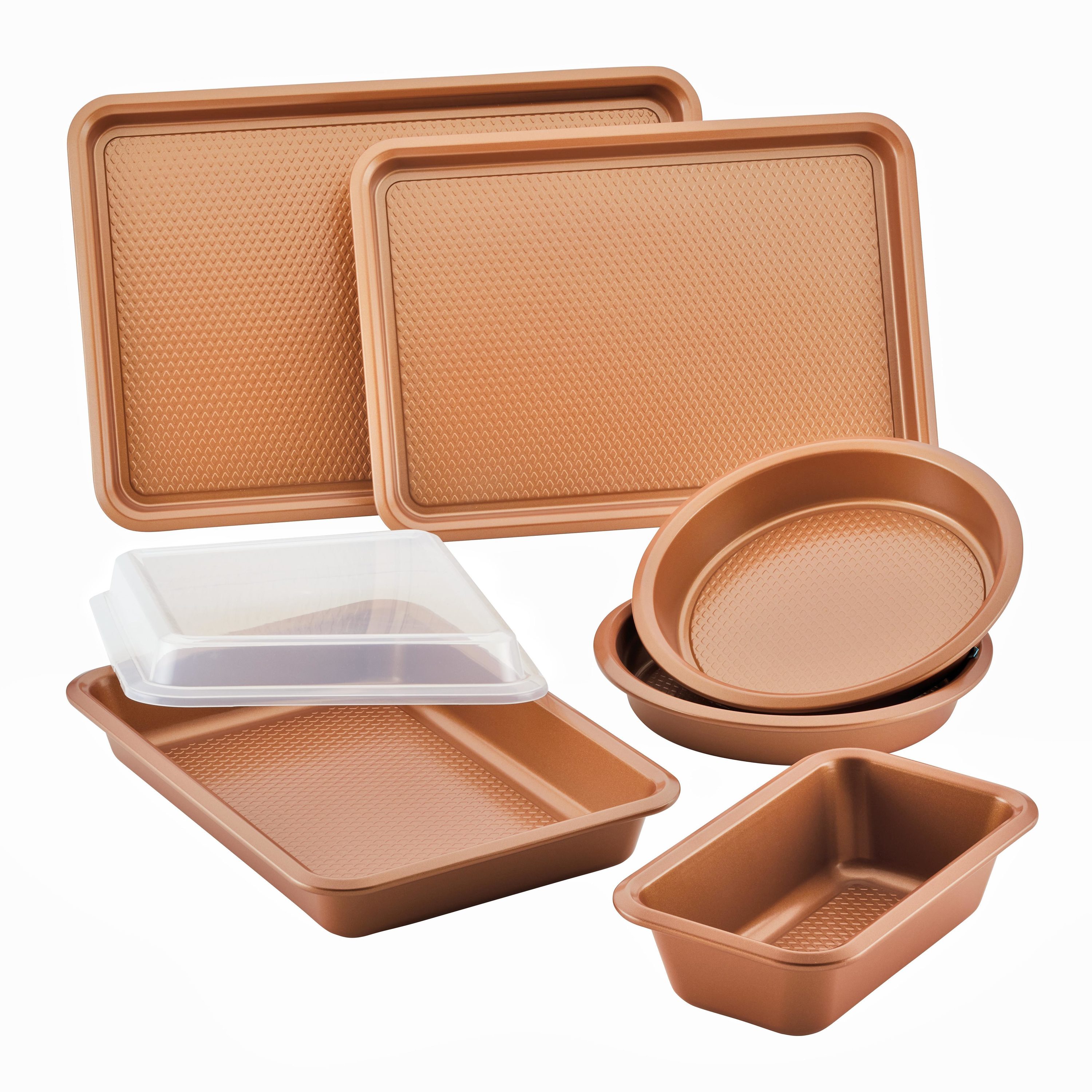 Ayesha Curry Bronze Steel Bakeware Set in the Bakeware department at