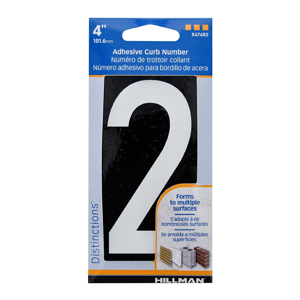 Hillman 3-in White Vinyl Letter and Number Pack