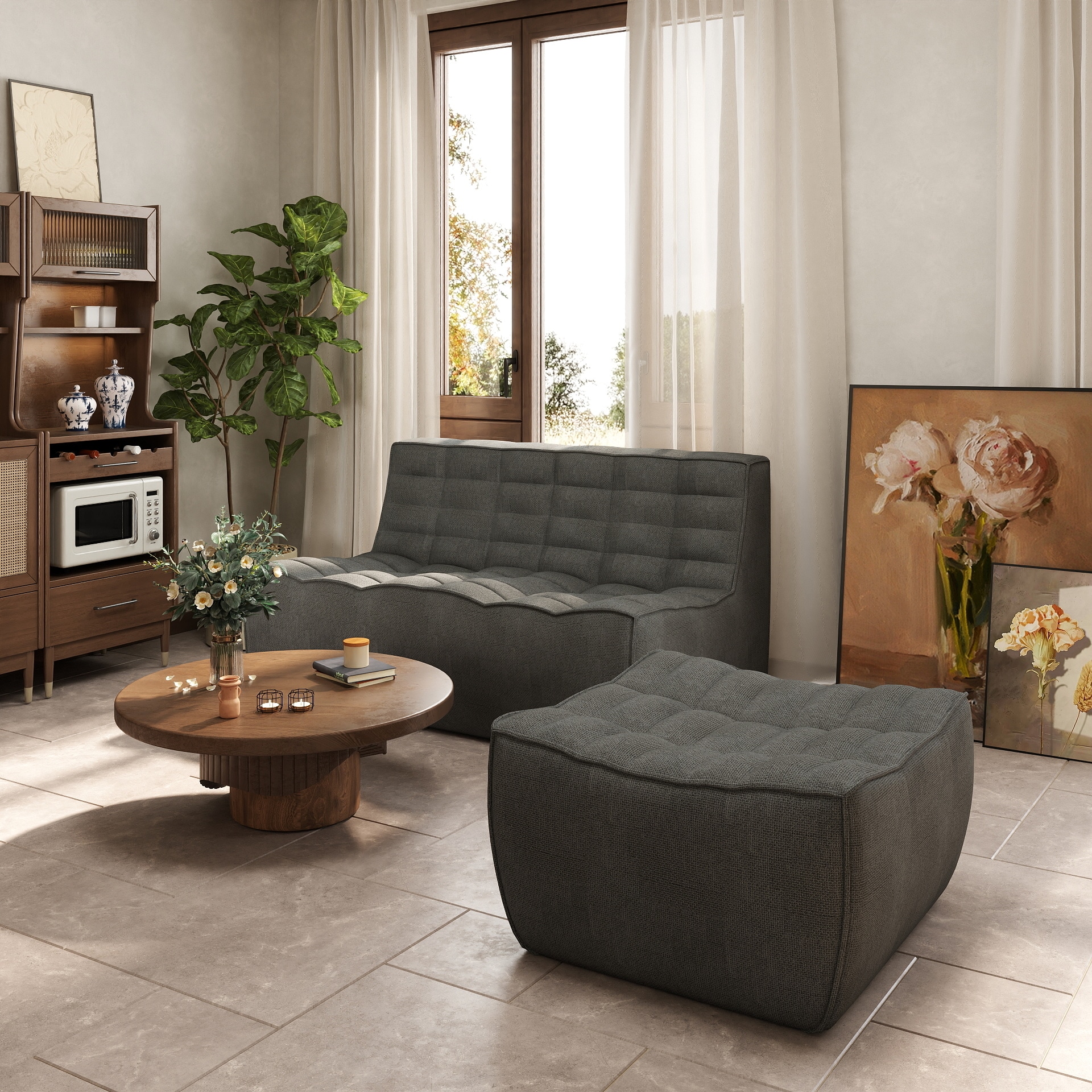 BuotiqHom DH-S2-131BK Sofas-Loveseats - View #5