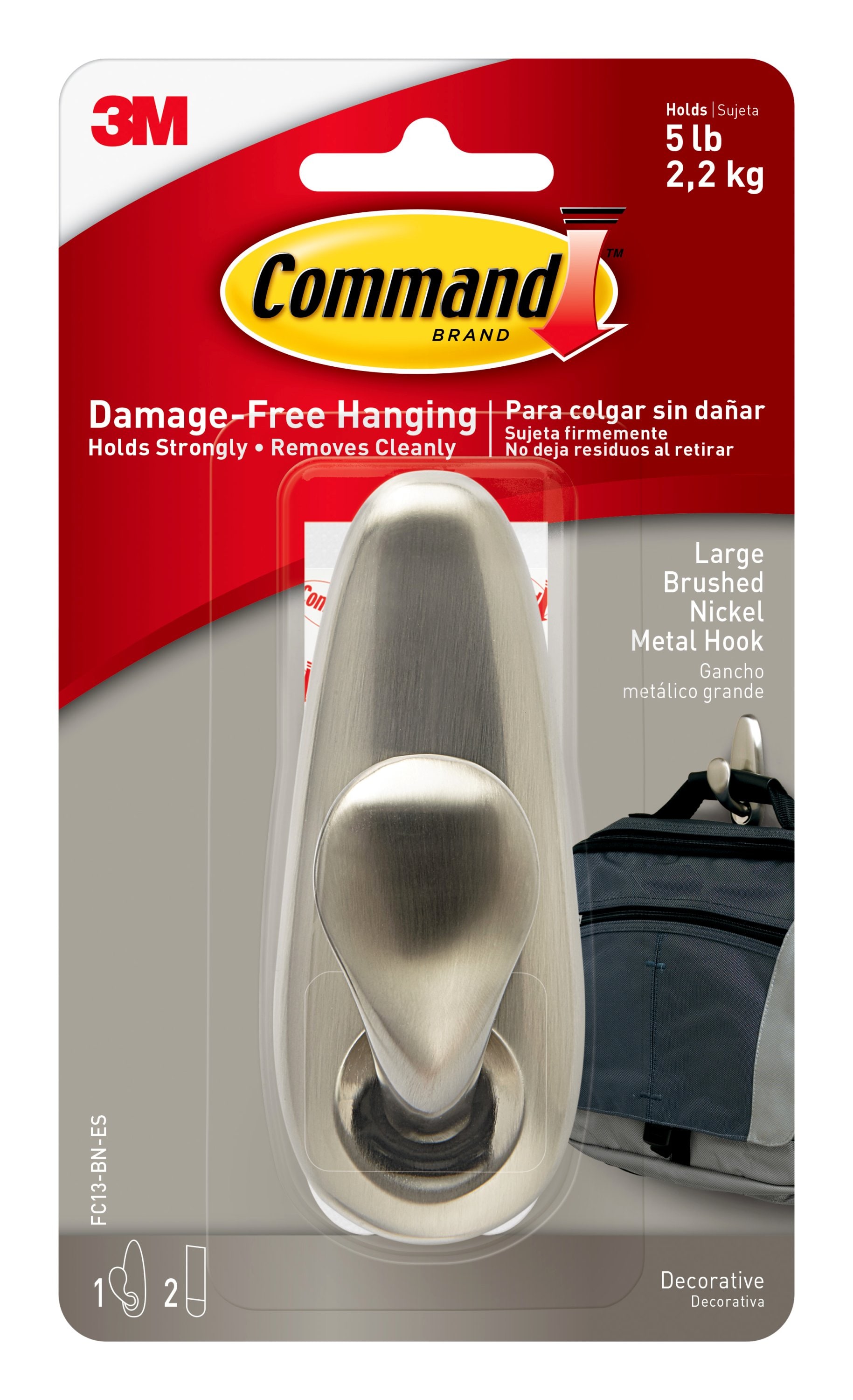 Command 8.6-in W x 3.12-in H x 2.95-in D Clear Plastic Caddy