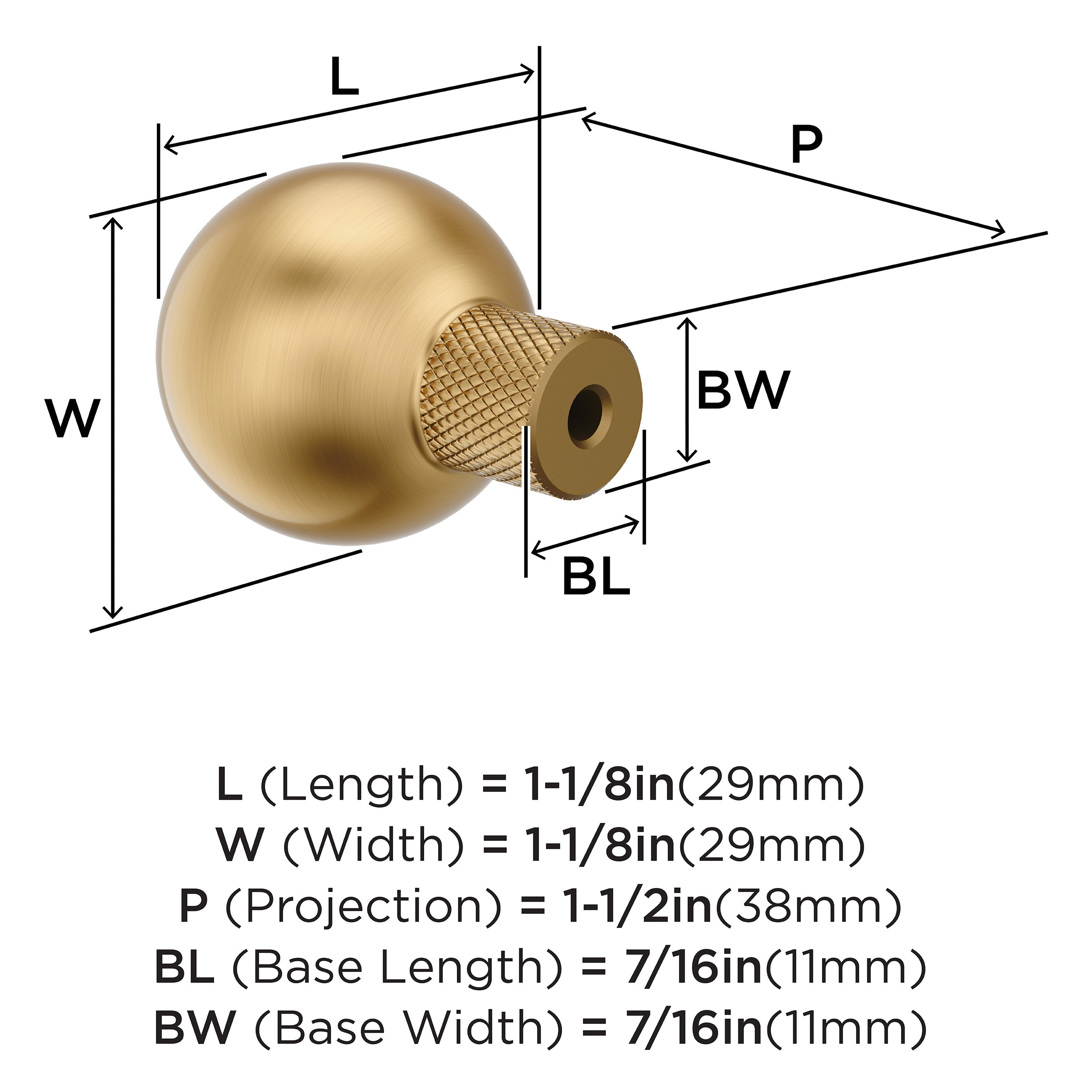 Amerock BP37680CZ Cabinet-Knobs - View #4