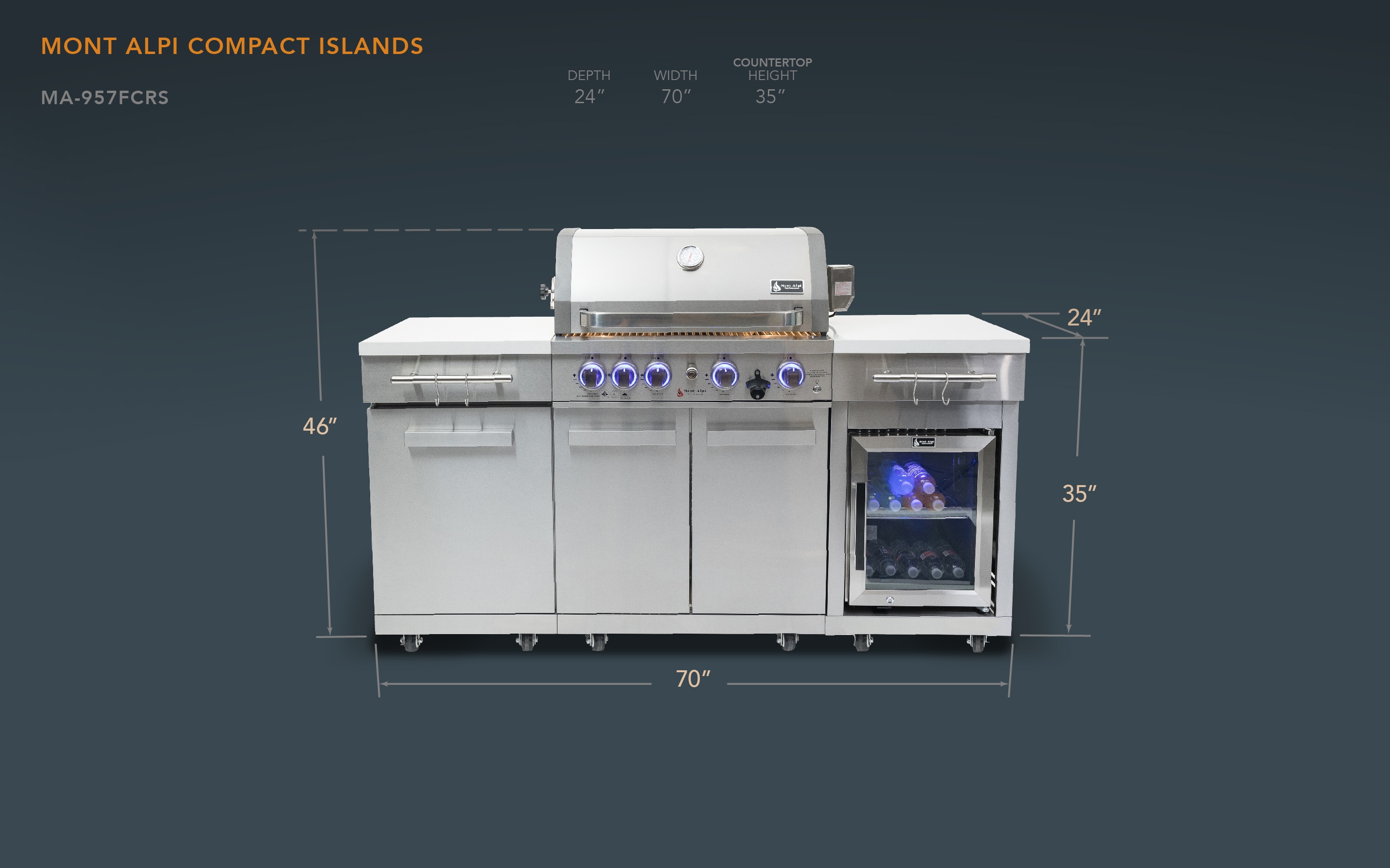 Mont Alpi MA-957FCRS Modular-Outdoor-Kitchens - View #2