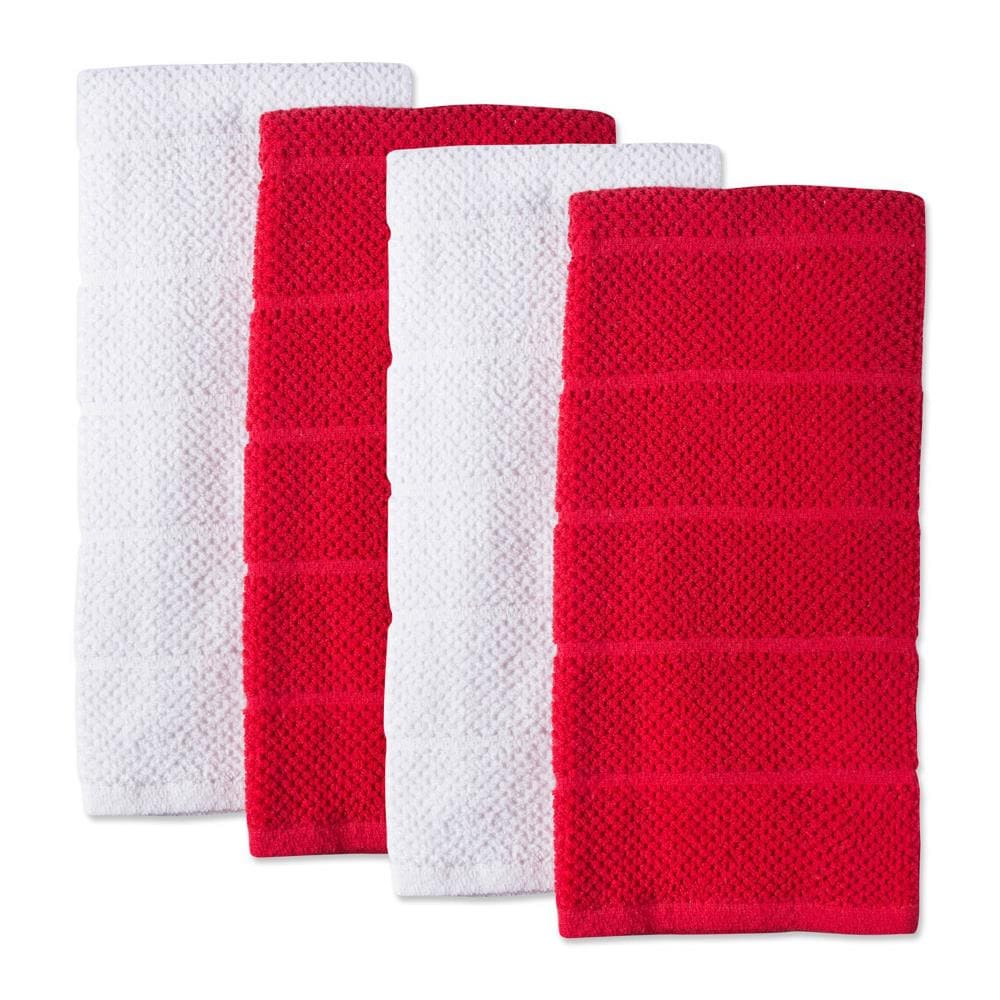 DII CAMZ36912 4 -Pack Cotton Solid Dish towel