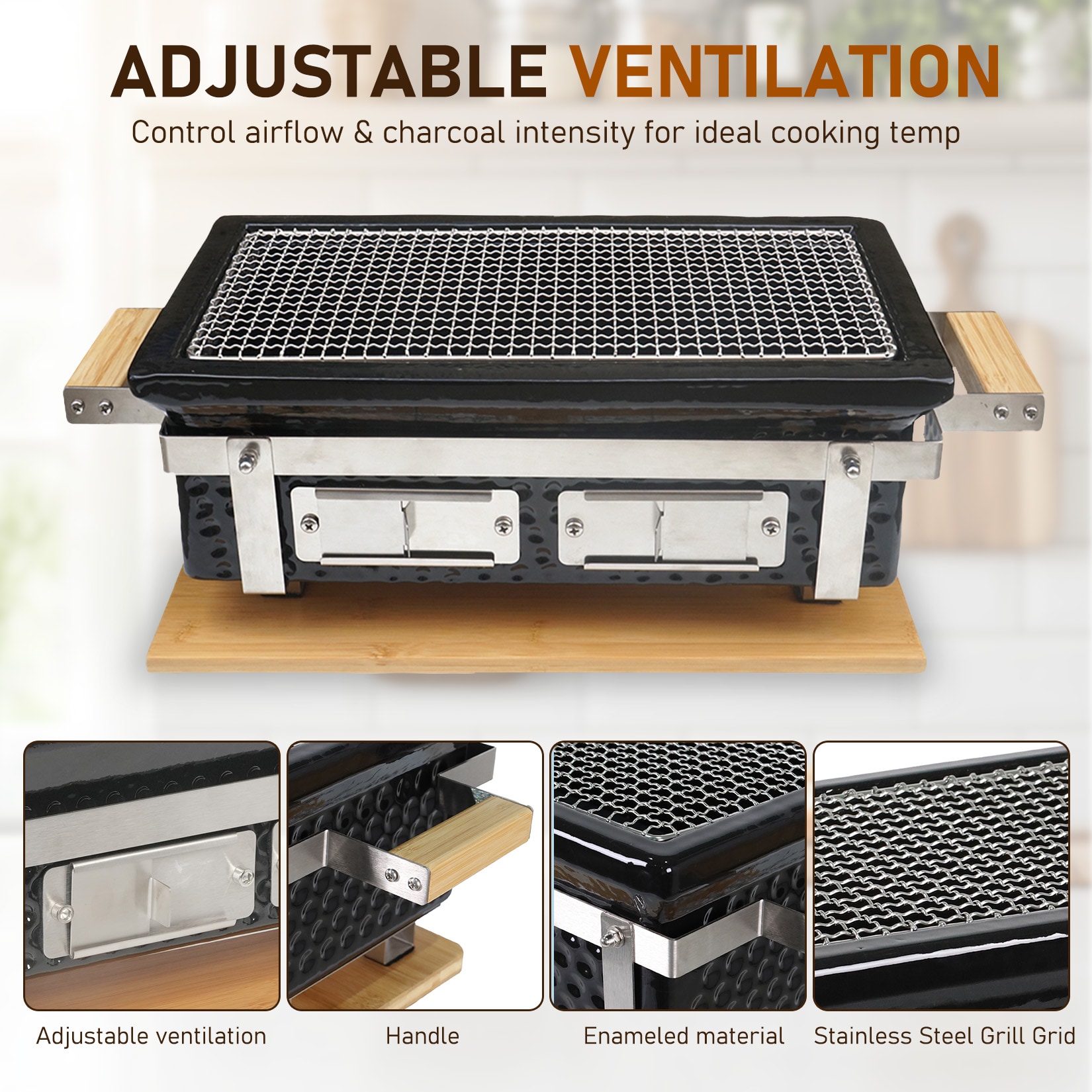 Garvee 09GXFCHBNL-HXYY-2287 Charcoal-Grills - View #3