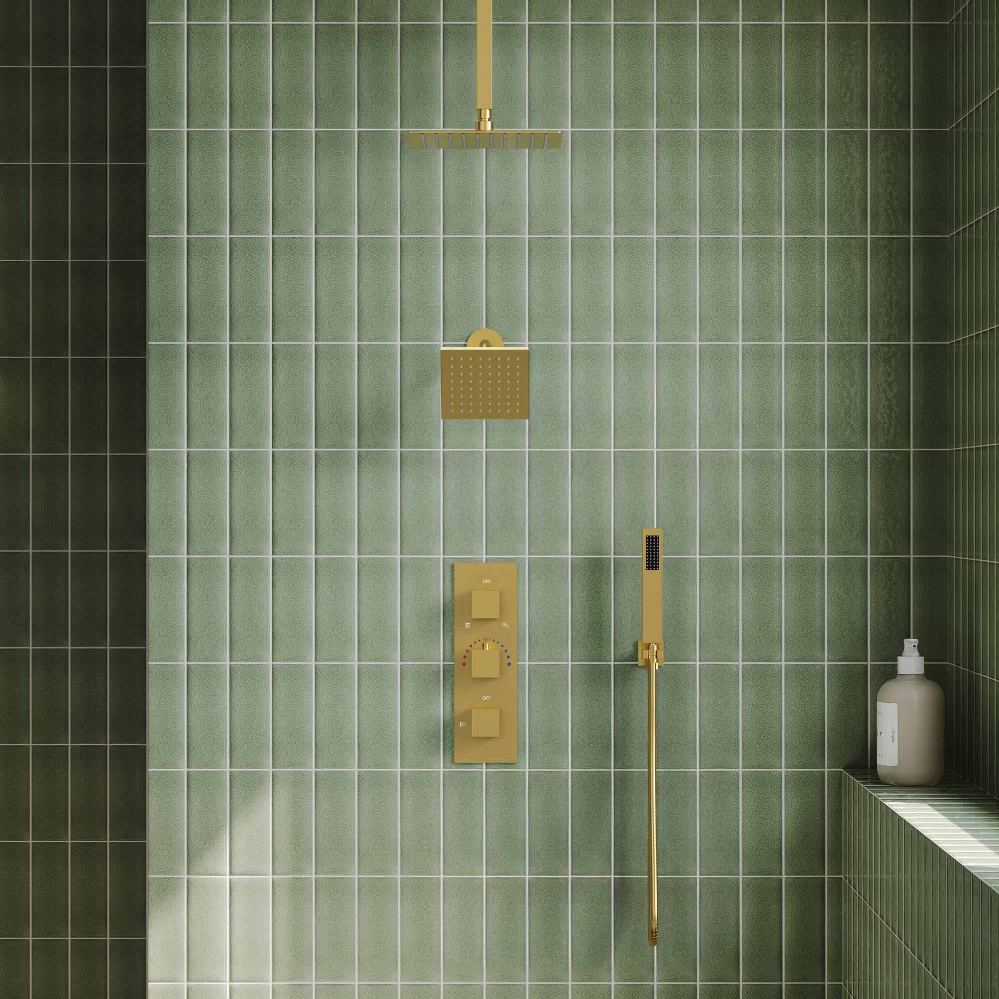 EVERSTEIN SFS1004A-GD12 Showerhead-Bar-Panels - View #12