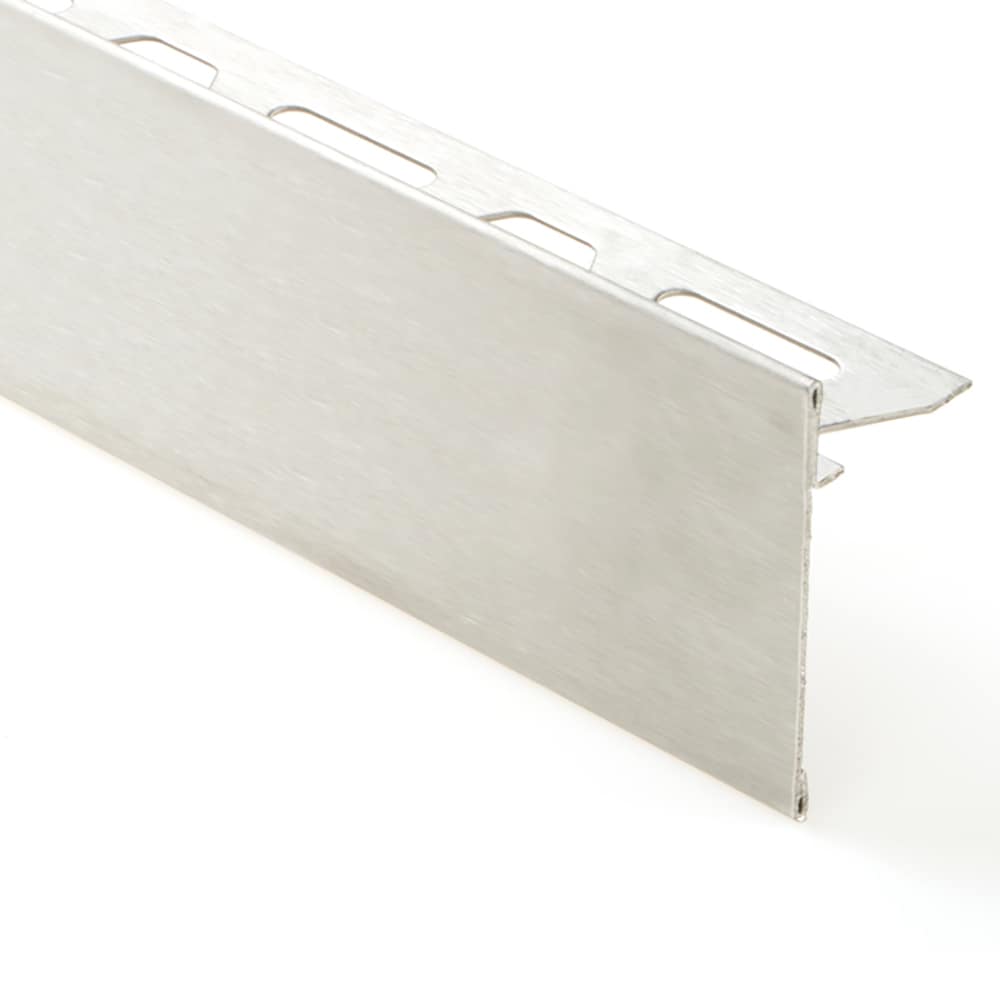 Schluter Systems SS60EB39 Schiene-Step 0.25-in W x 98.5-in L Brushed Stainless Steel Steel Step Tile Edge Trim