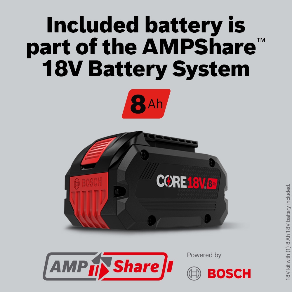 Bosch CORE18V Battery Lithium Ion 8Ah PROFACTOR Performance 2 Pack