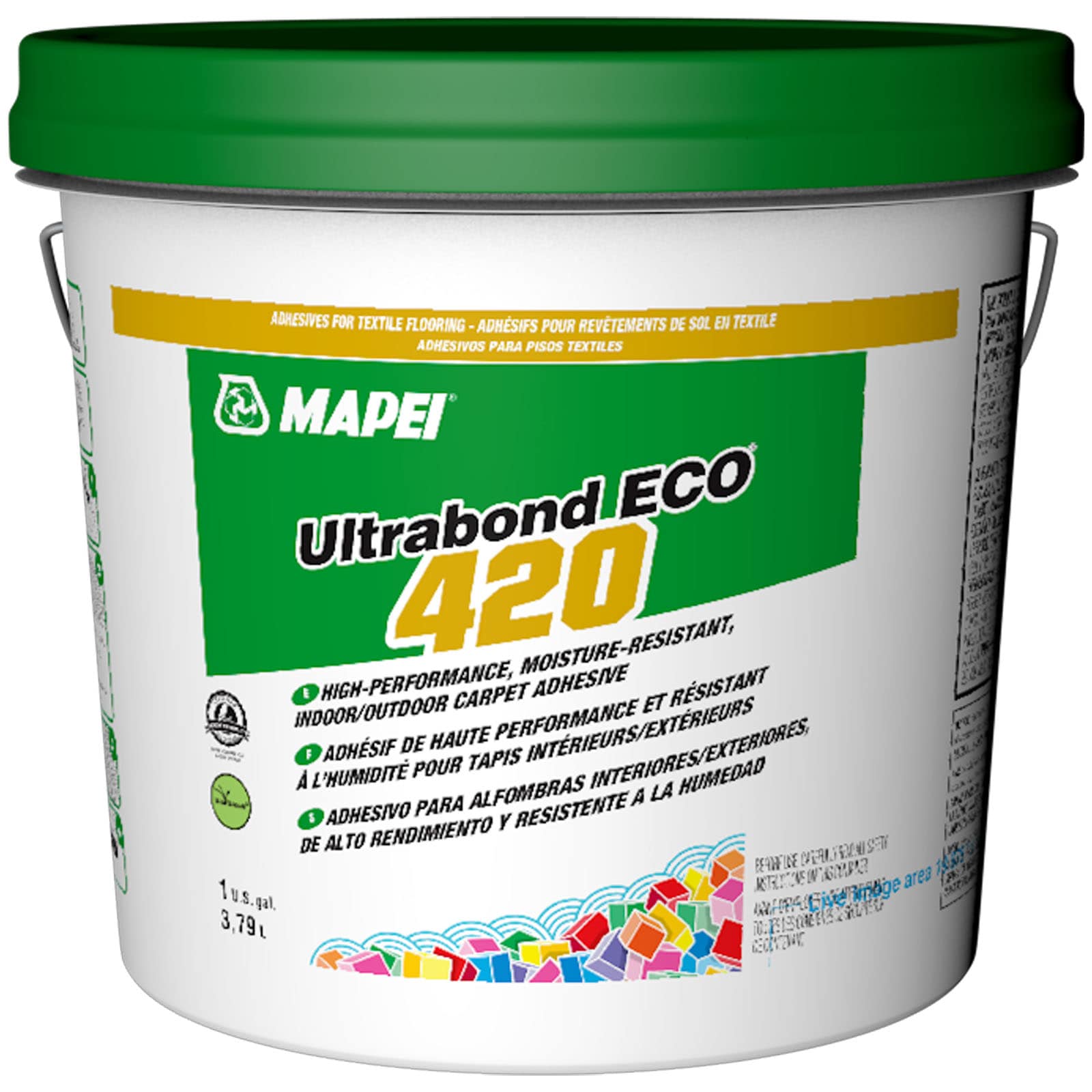 MAPEI Ultrabond ECO 420 Carpet Flooring Adhesive (1-Gallon) in the