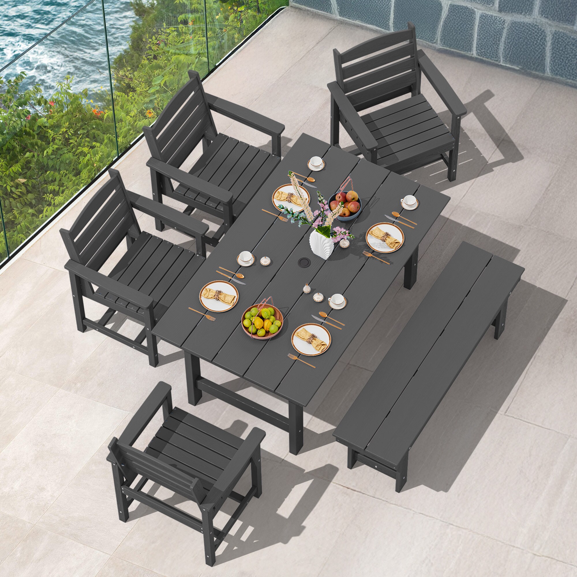 JEAREY PEJYCZY06-GY Patio-Dining-Sets - View #7