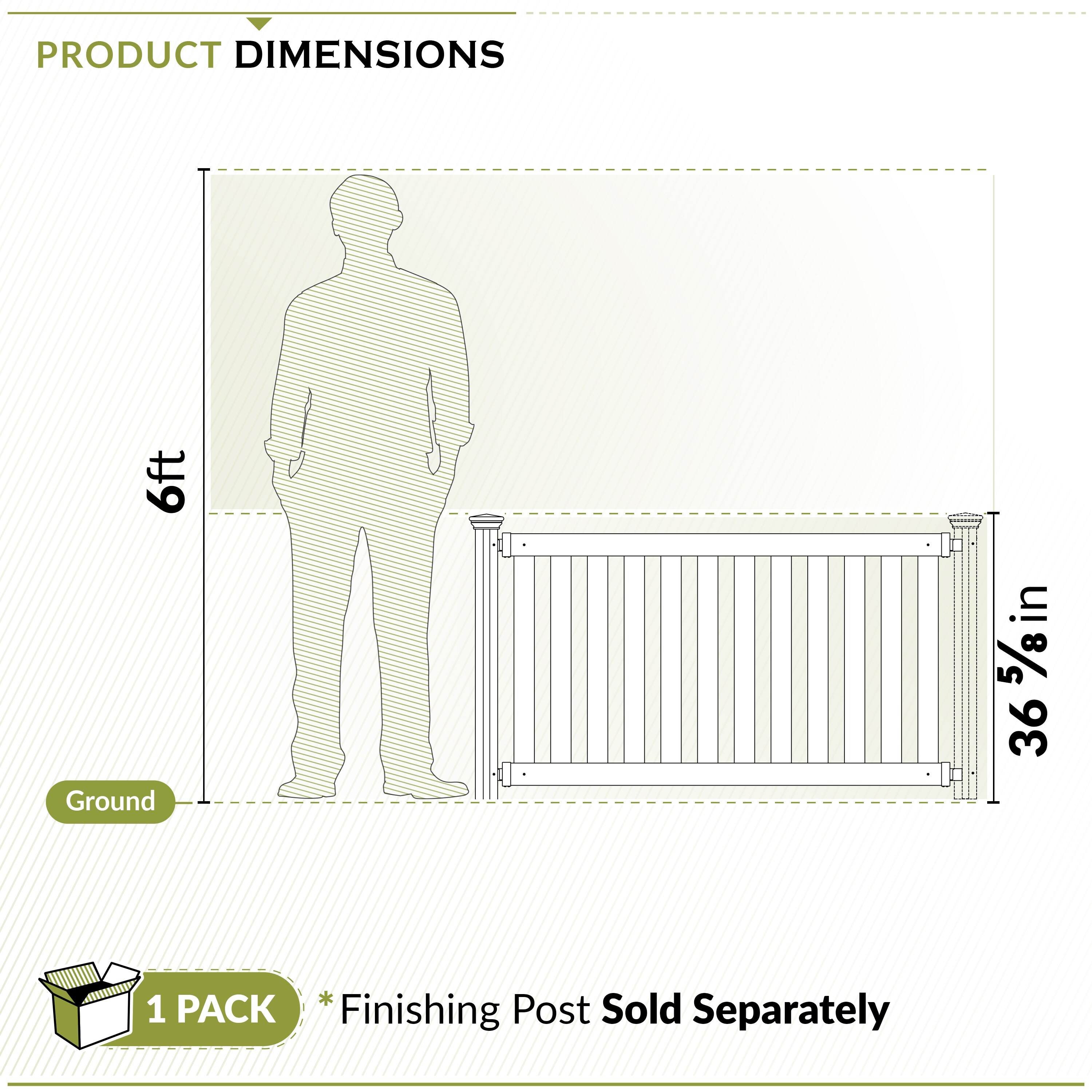 Zippity Outdoor Products ZP19062 Vinyl-Fence-Panels - View #7