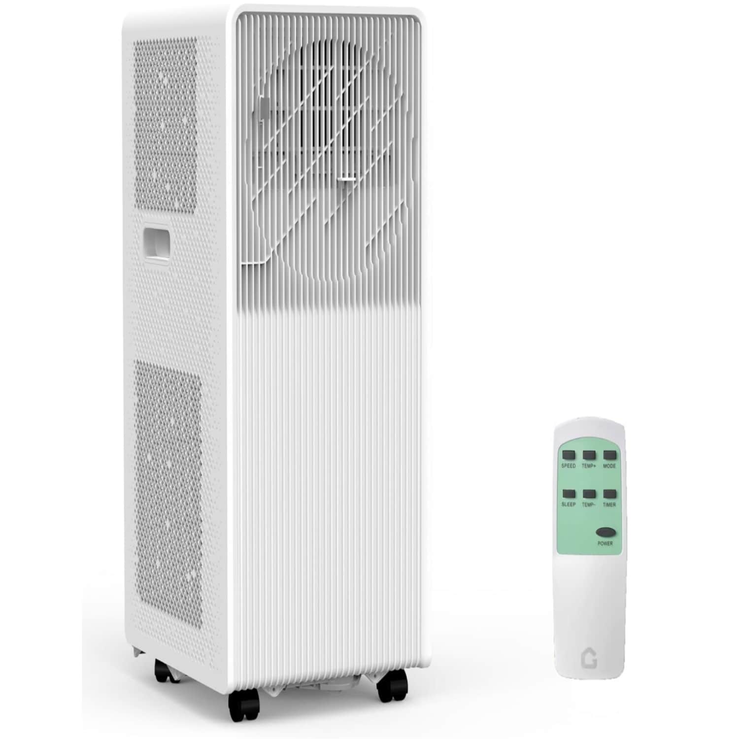 Garvee 12000 BTU Drainless Portable AC White 3-in-1 Bedroom Dehumidifier Sleep Mode Kit