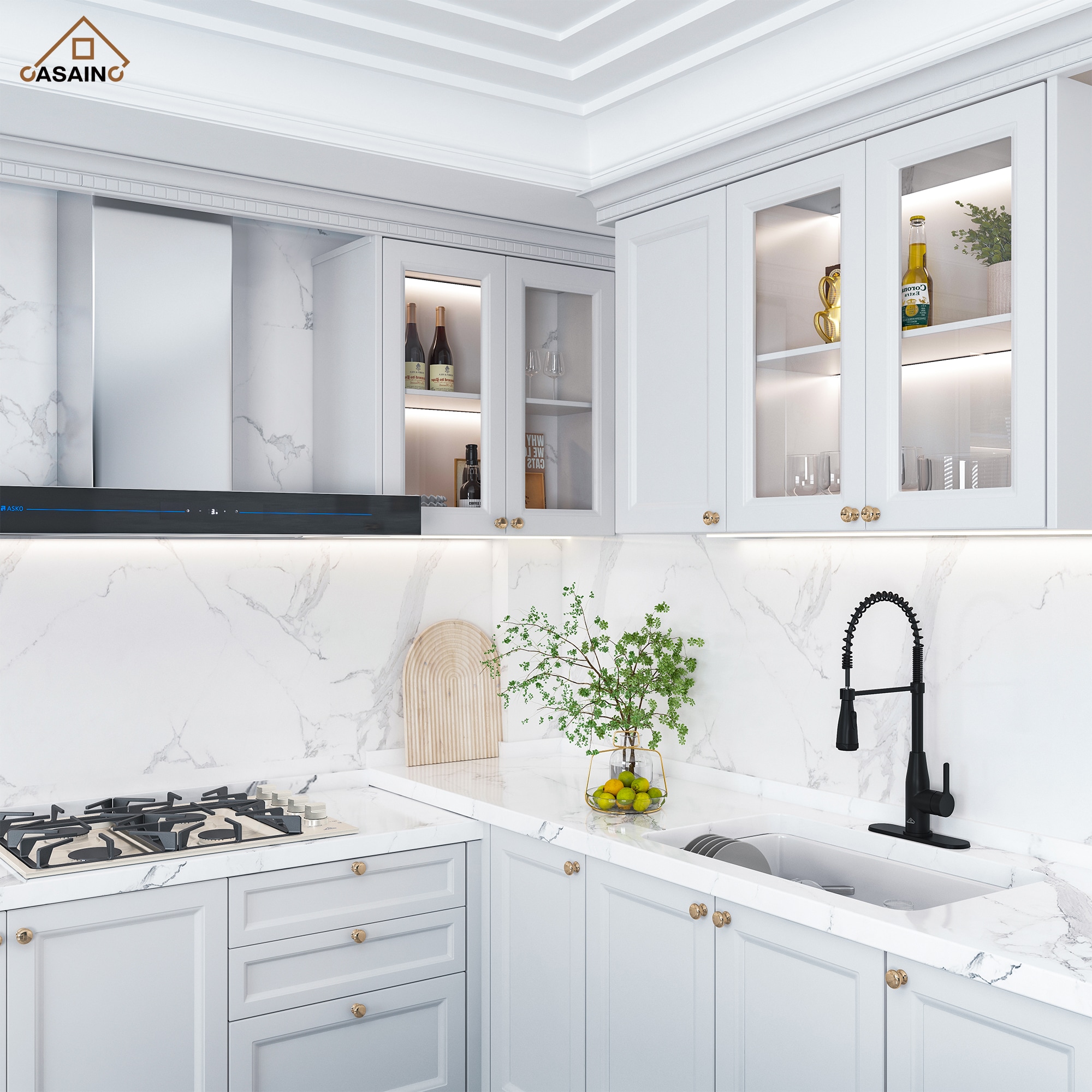 CASAINC KCLT0032MB Kitchen-Faucets - View #3