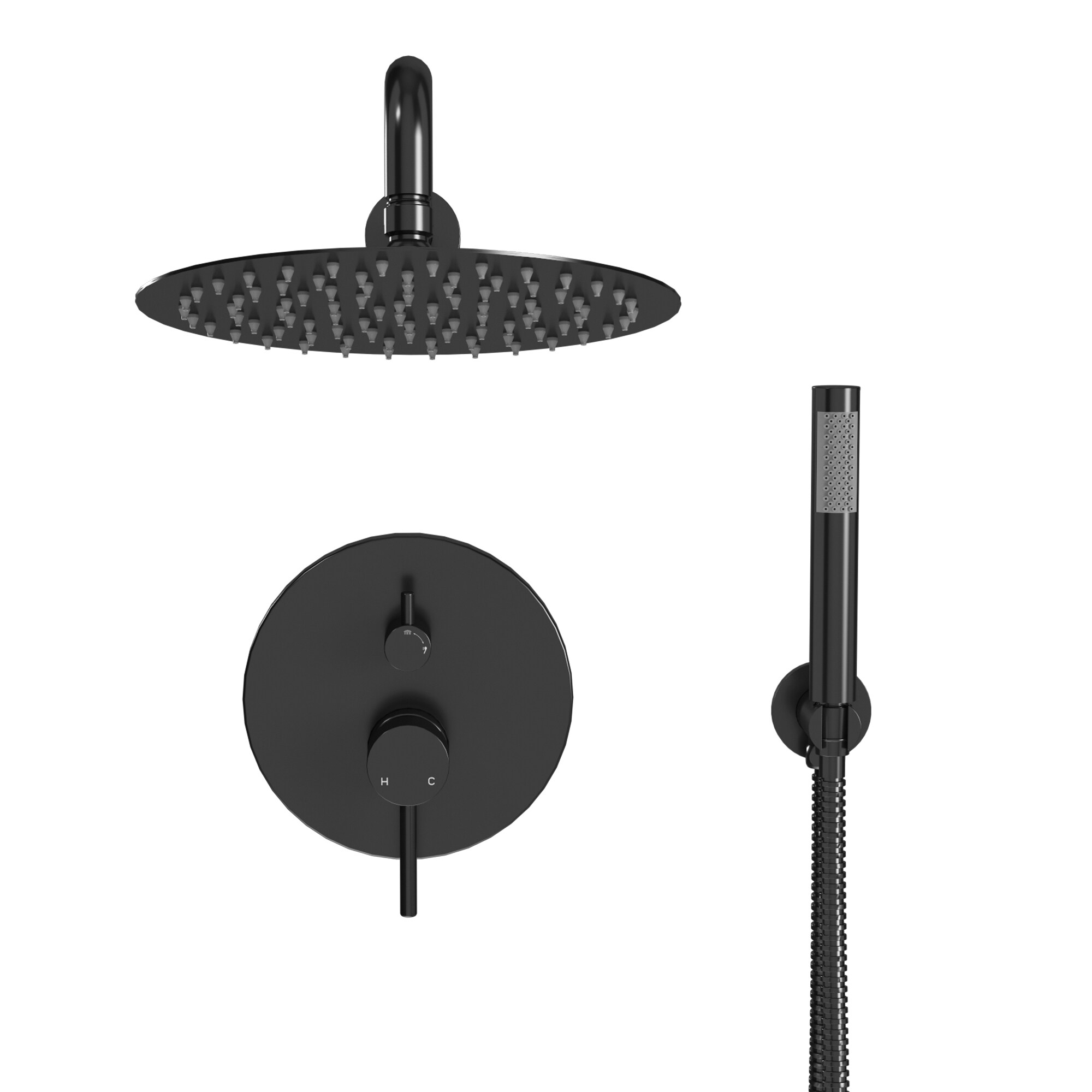 Clihome CHMS-MB-A3583 Showerhead-Bar-Panels - View #2