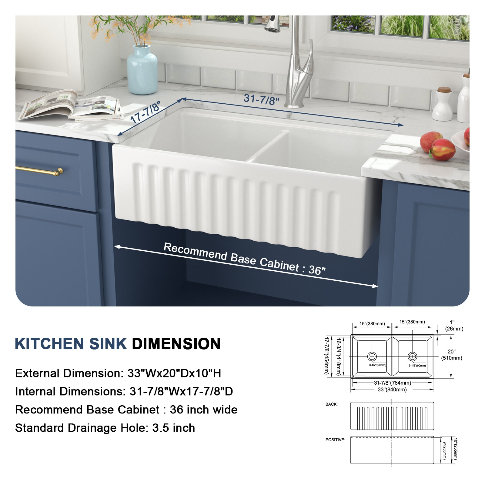 Lordear LD-TCS33R2DS Kitchen-Sinks - View #9