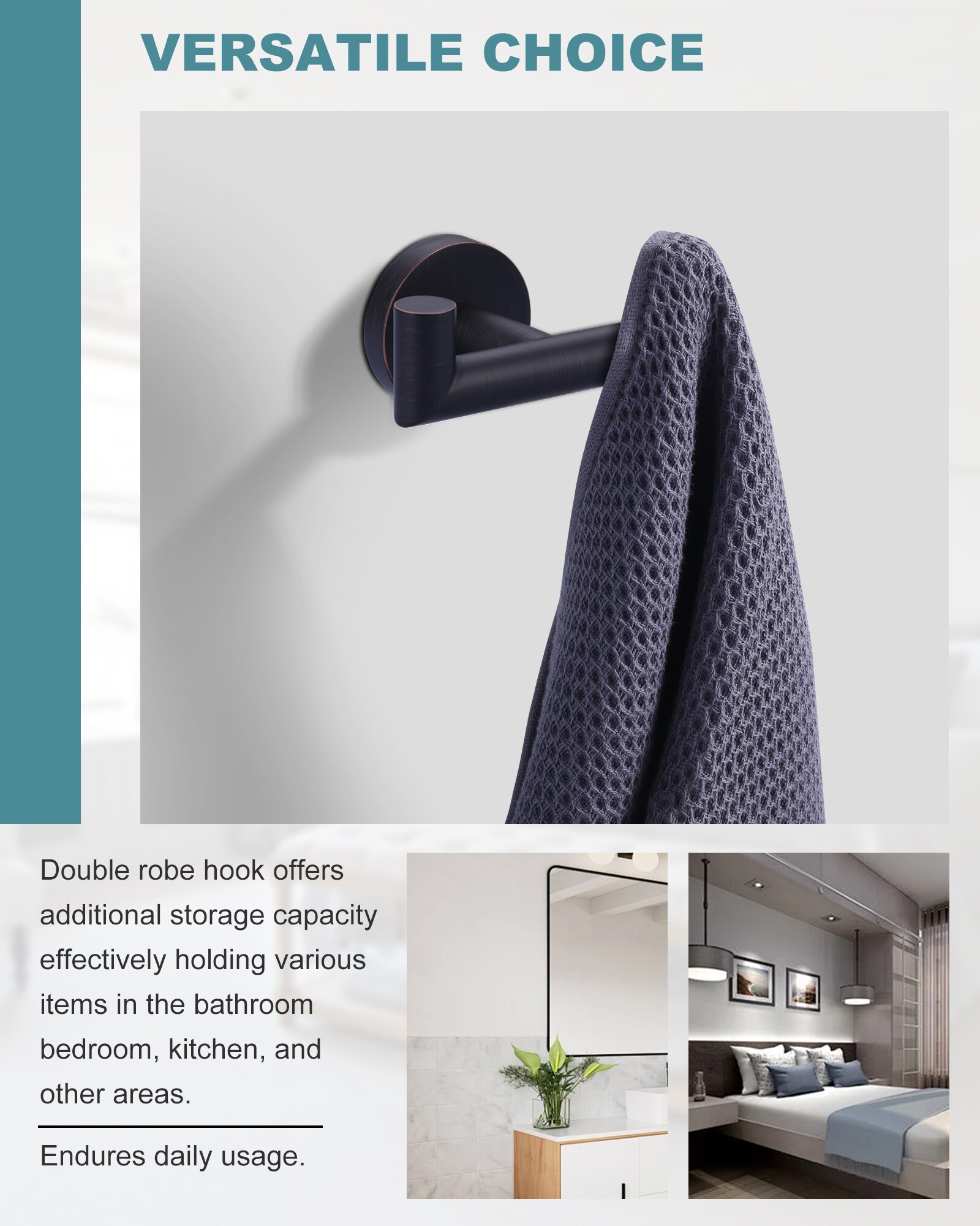 WOWOW 483307RB Robe-Hooks - View #3