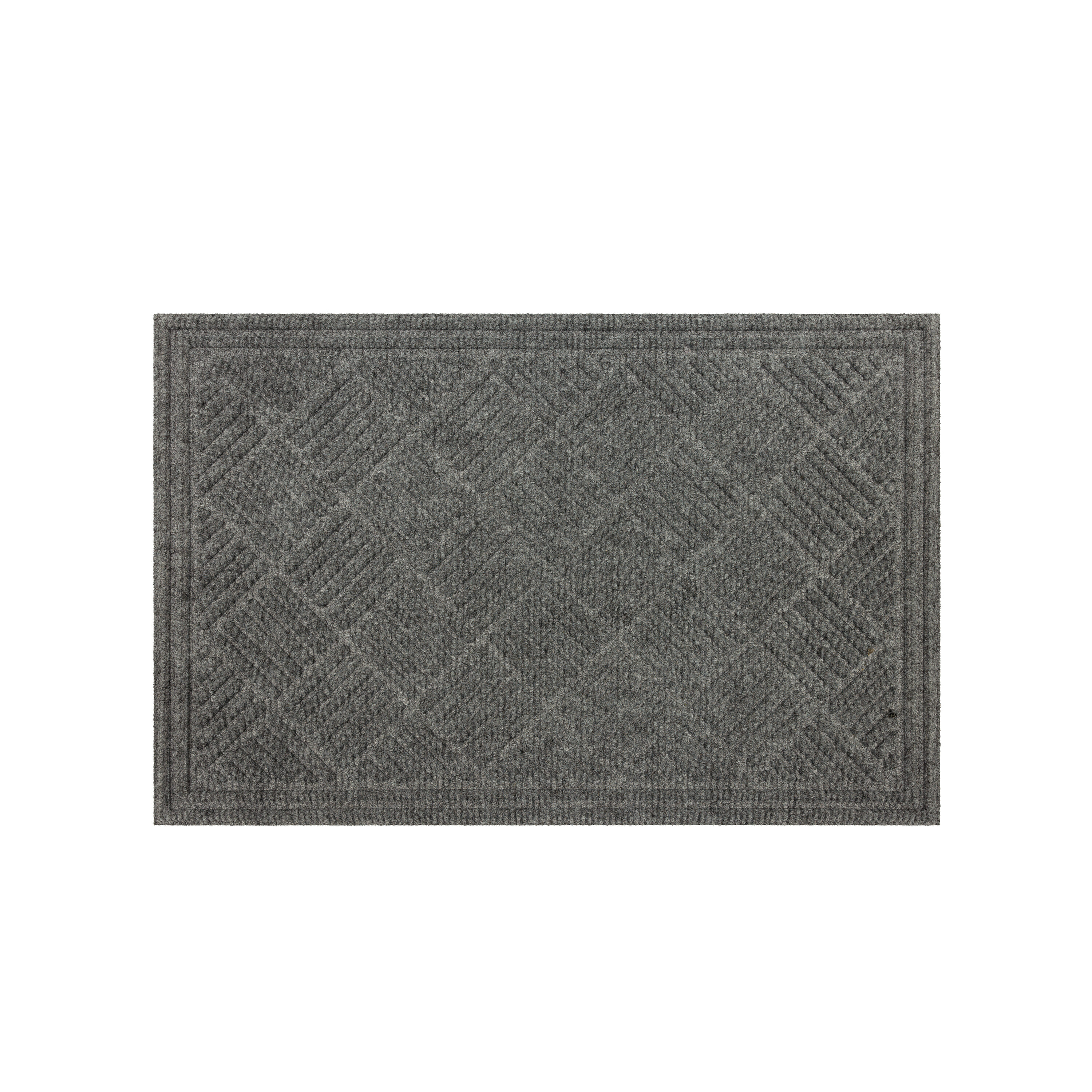 Project Source 3-ft x 4-ft Gray Rectangular Indoor or Outdoor Decorative Utility  Mat in the Mats department at