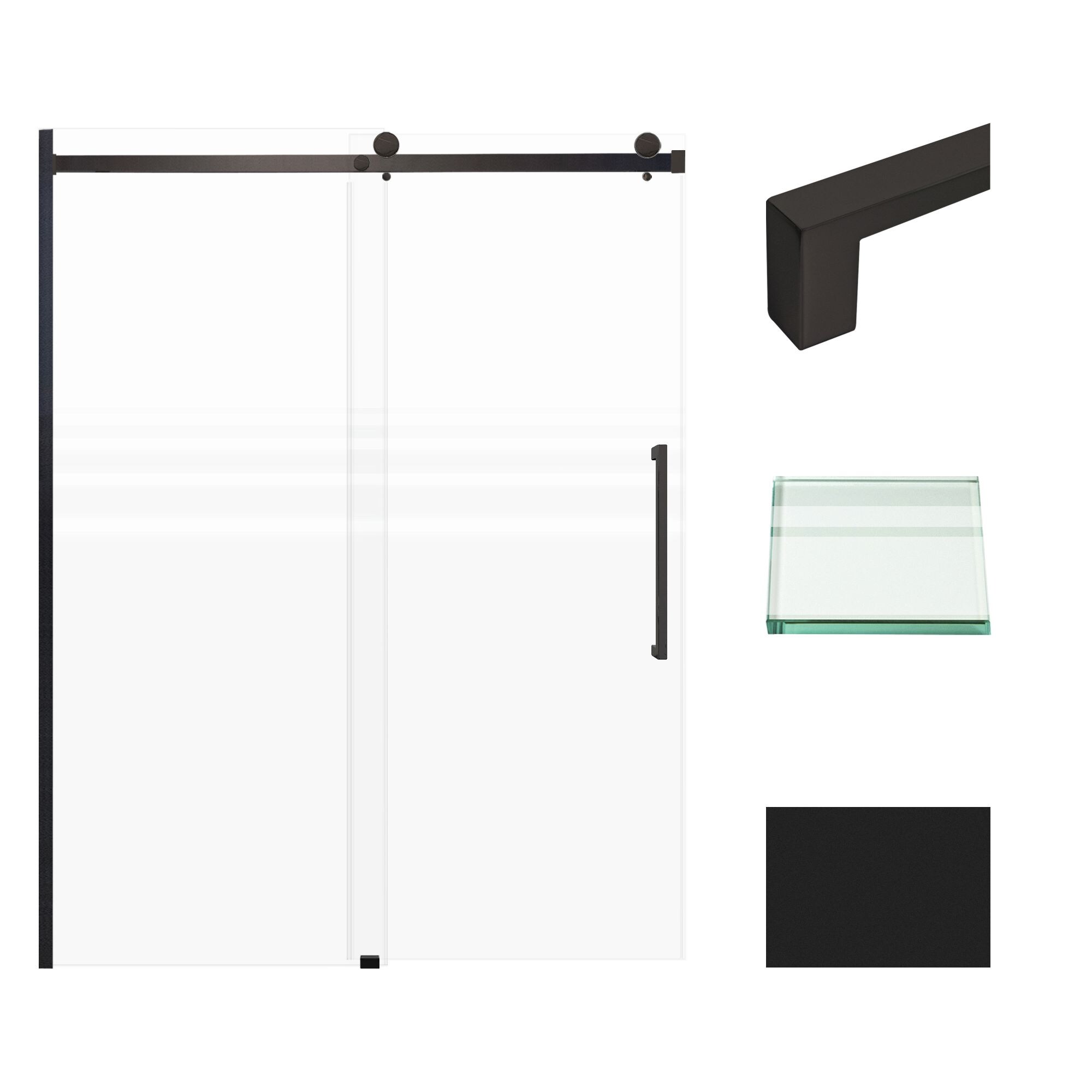 Transolid MBDT607608FR-S-MB Shower-Doors - View #2