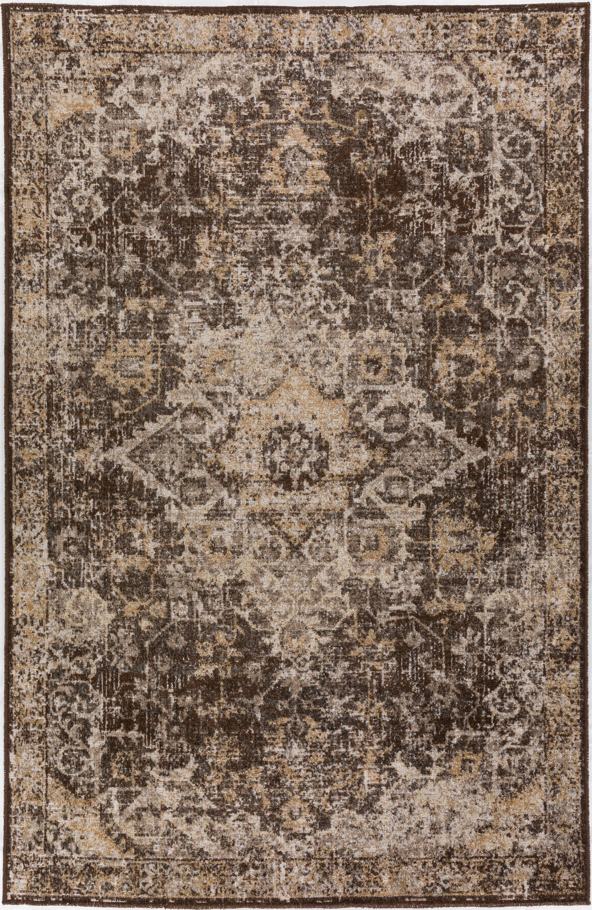 Addison Rugs AFX31FU10X13 Fairfax 9 X 13 (ft) Fudge Indoor Distressed/Overdyed Bohemian/Eclectic Area Rug