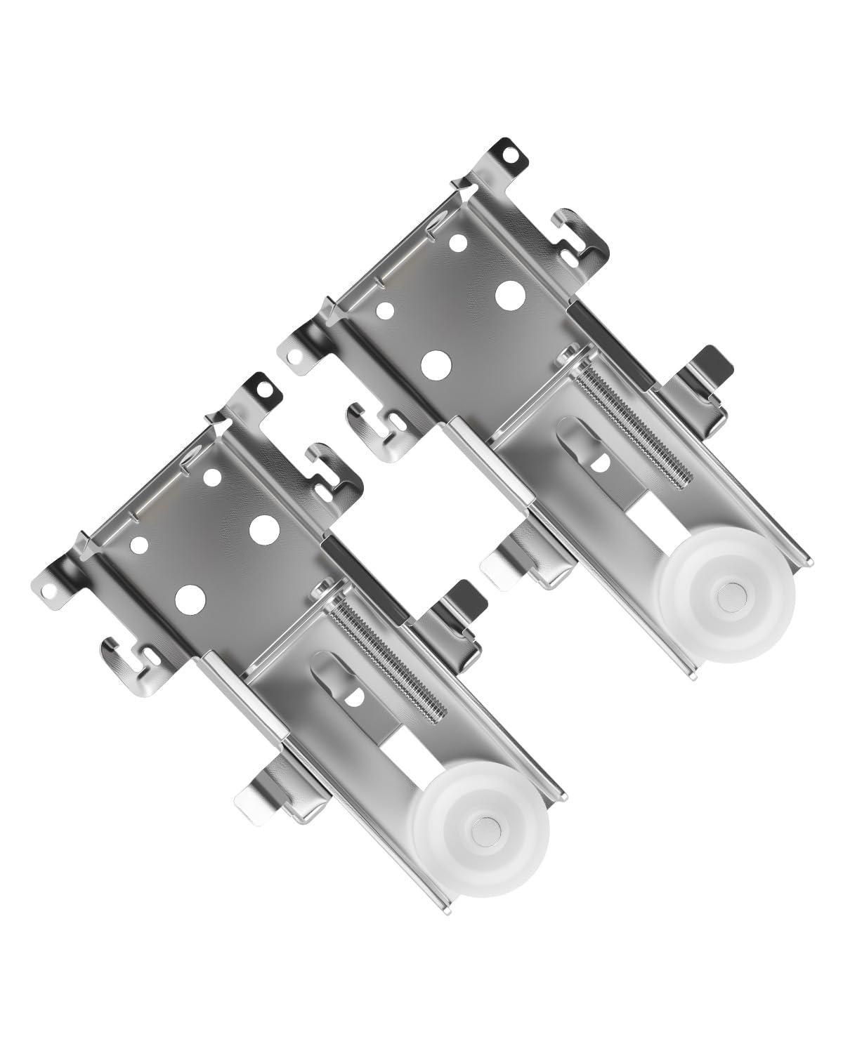 Phyfalip  1-7 16 Inch Mirror Sliding Closet Doors Roller Assembly 2 Pcs Mirror Wardrobe Door Rollers Wardrobe Door Wheel for Mirror Wardrobe