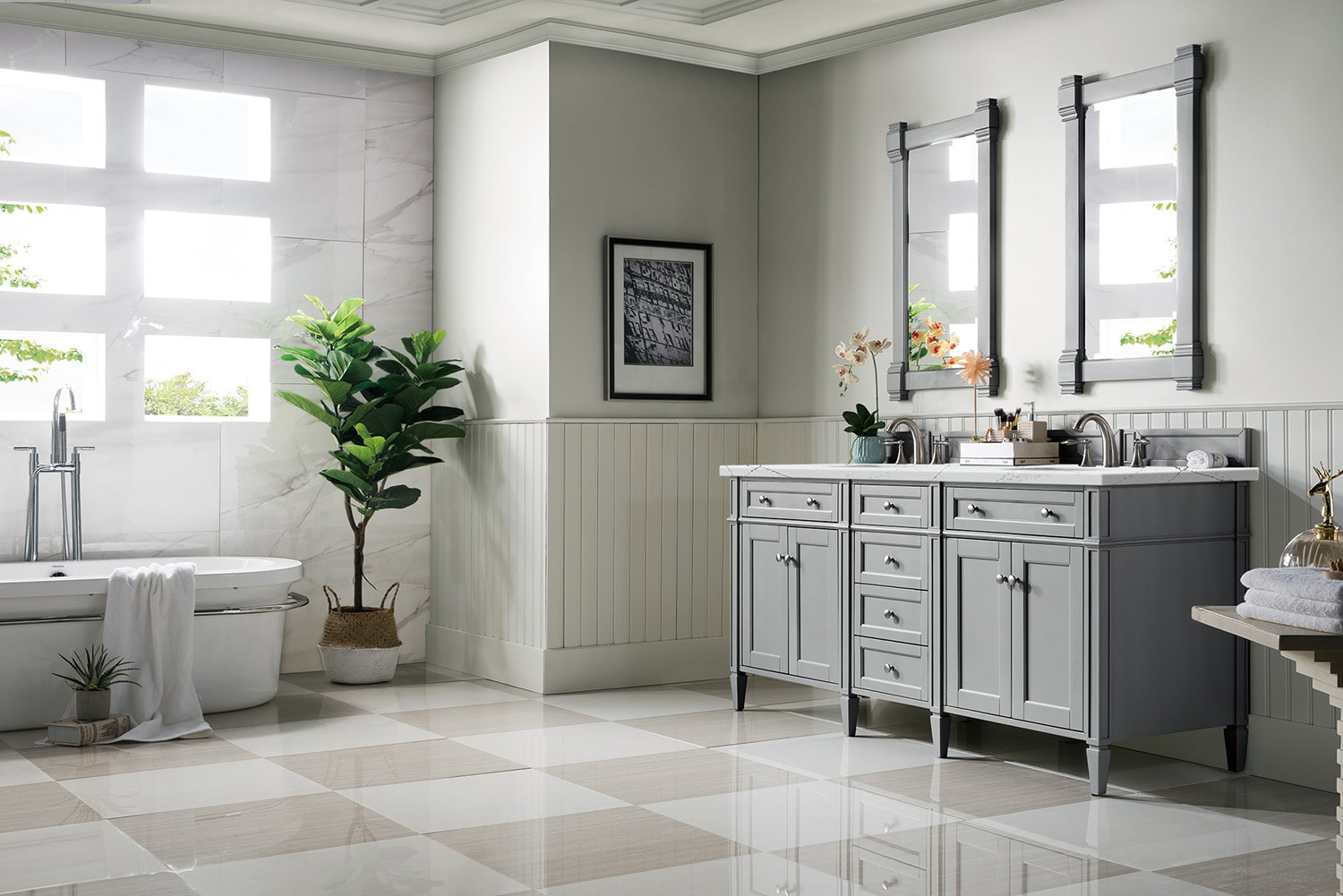 James Martin Vanities 650-V72-UGR-3ENC Bath-Vanity-Combo - View #3