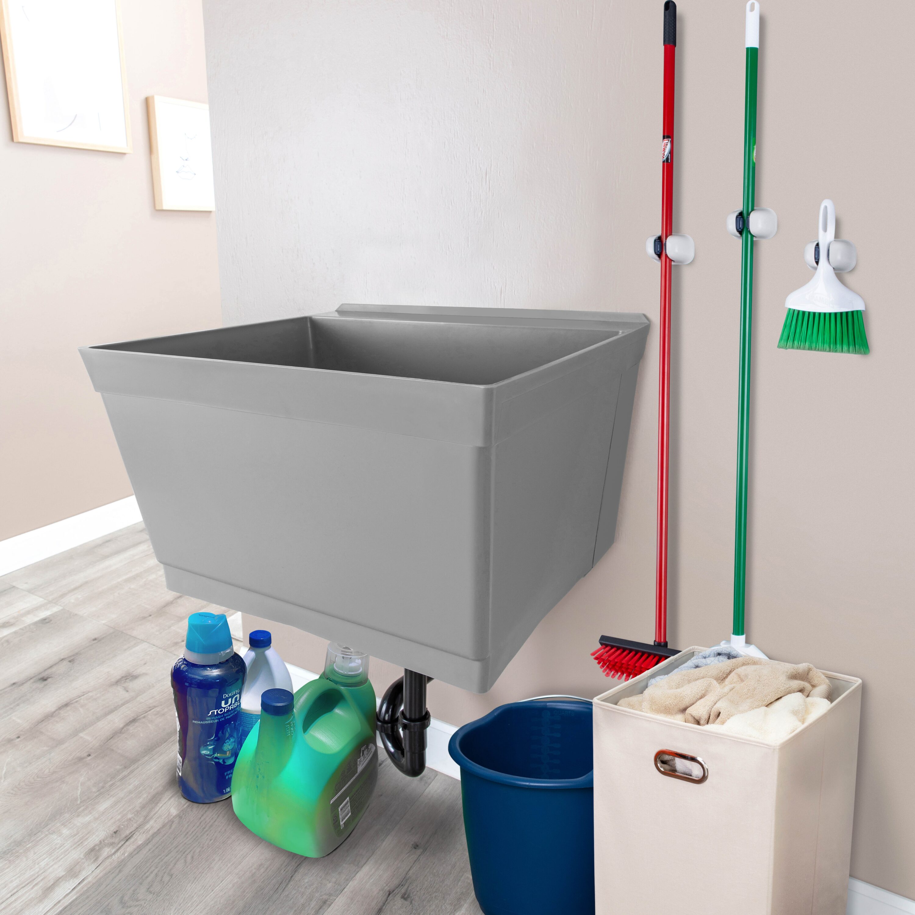 Cambridge Resources 040 US3502GRY Laundry-Tubs-Utility-Sinks - View #4