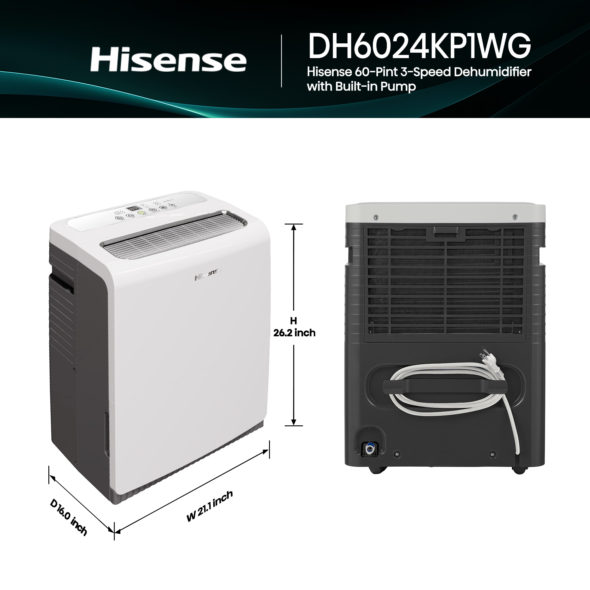 Hisense DH6024KP1WG t000099 - View #3