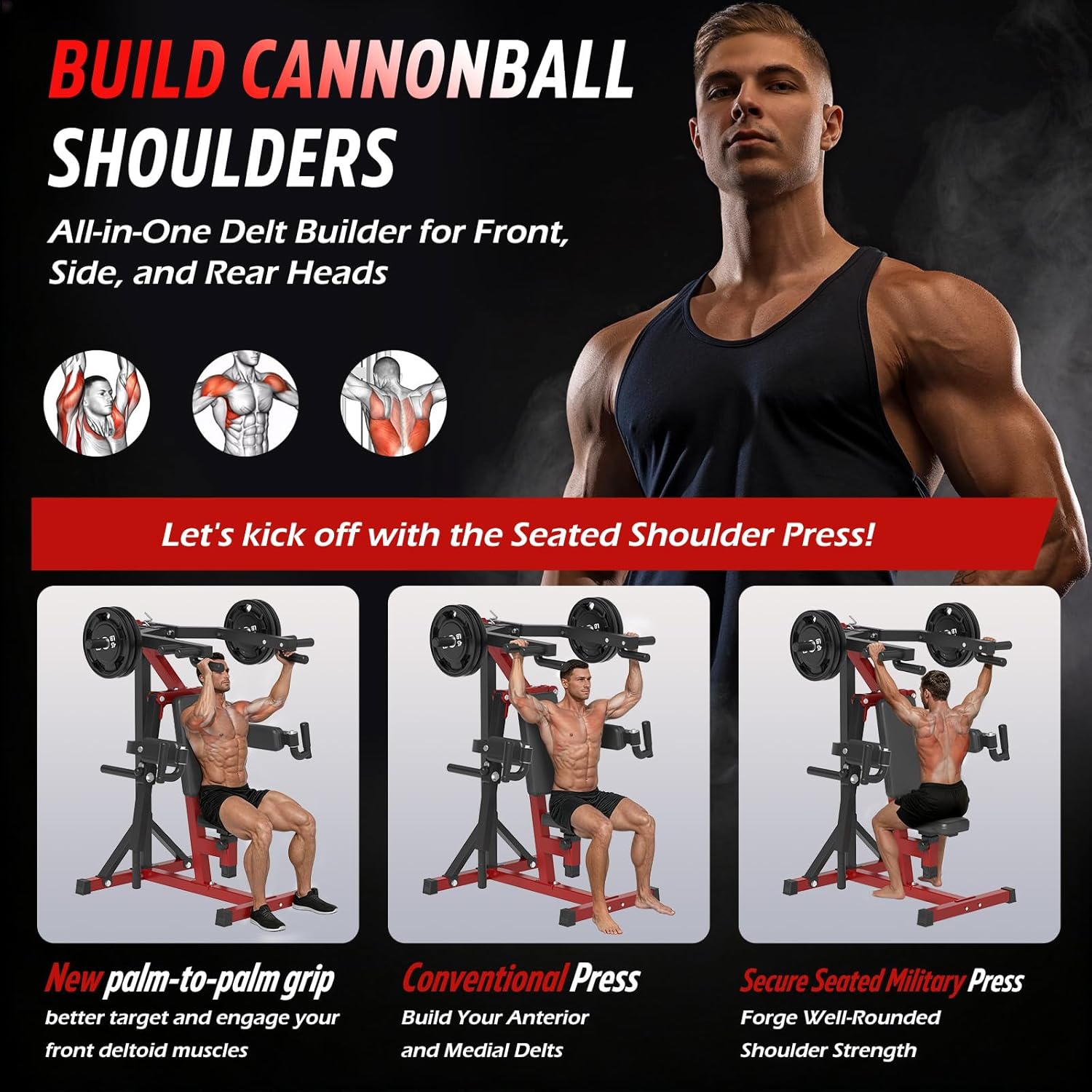 AECOJOY 14107RD-LS02 Lat-Pull-Down-Machines - View #2