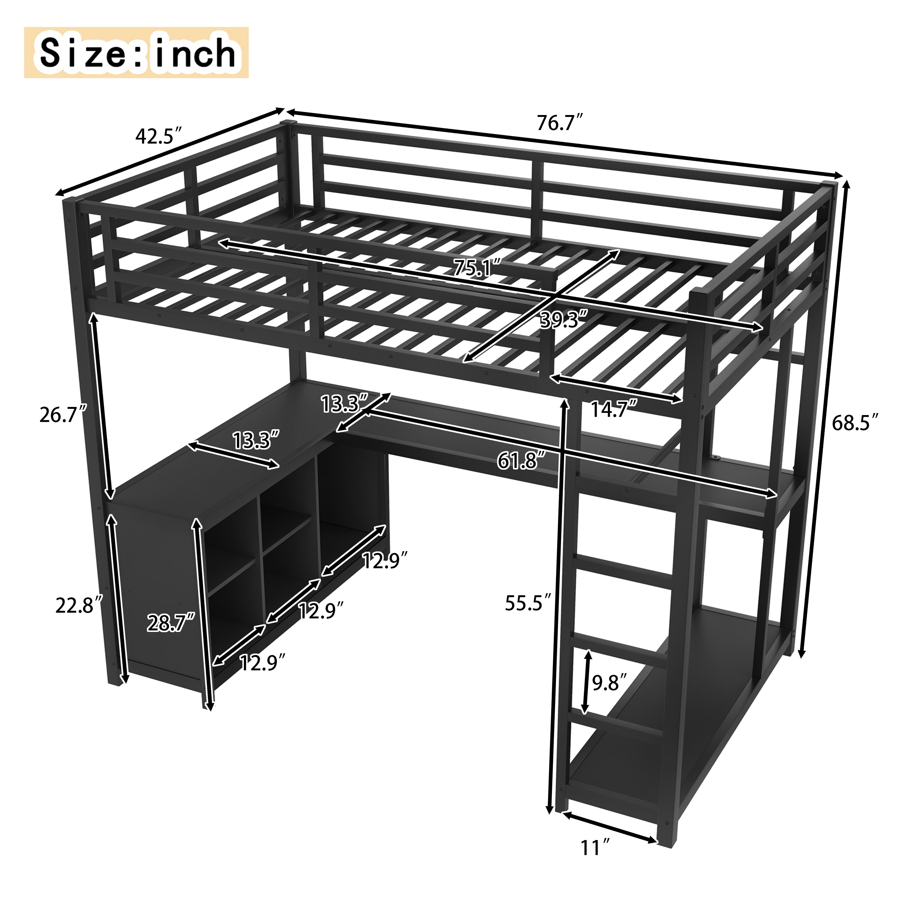 Bellemave W1580S00417 Bunk-Beds - View #3