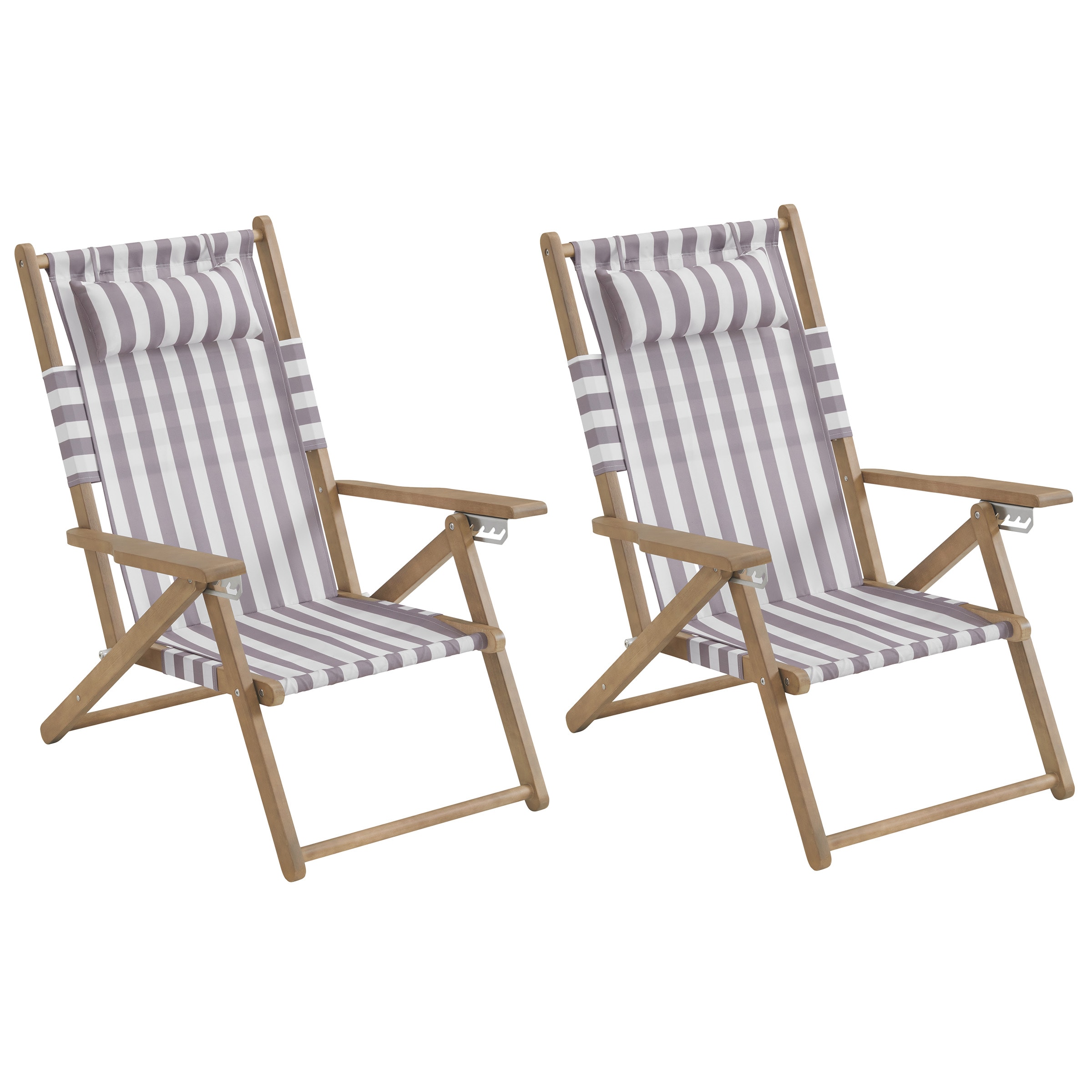 Lavish Home 80-OUTD-FLDBCH-2-2 Beach-Camping-Chairs - View #2