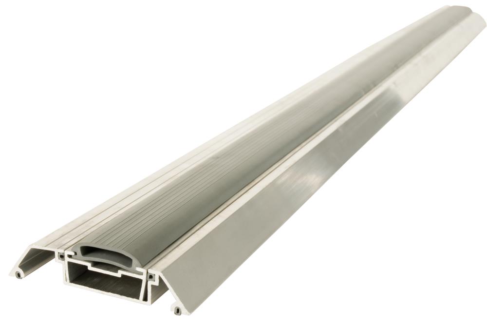 MD 3ft x 31/2in Aluminum Aluminum/Vinyl Door Weatherstrip in the