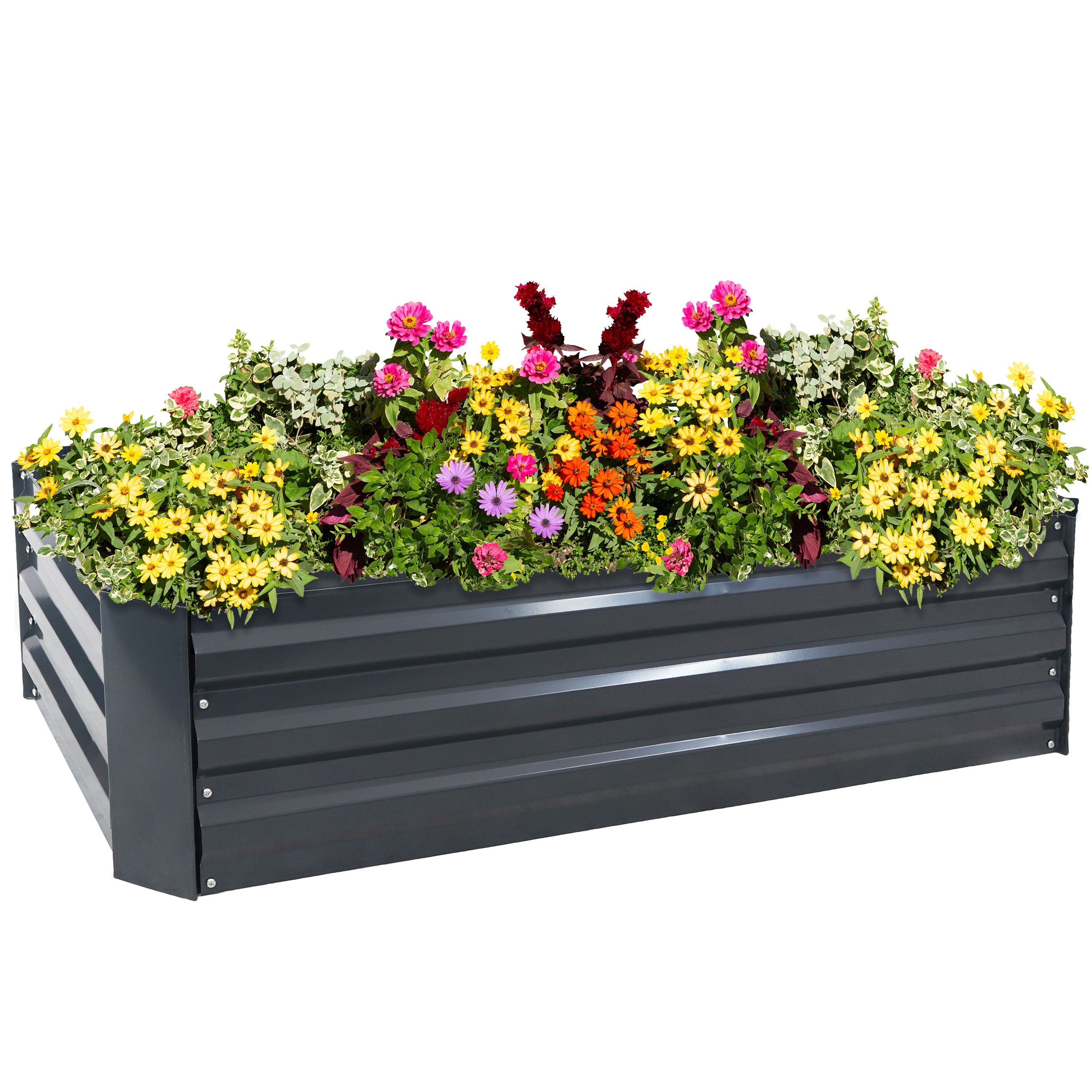 【ちぃ♡garden*・】② Sunnydaze Decor 24-in W x 48-in L x 11.75-in H Elevated Dark