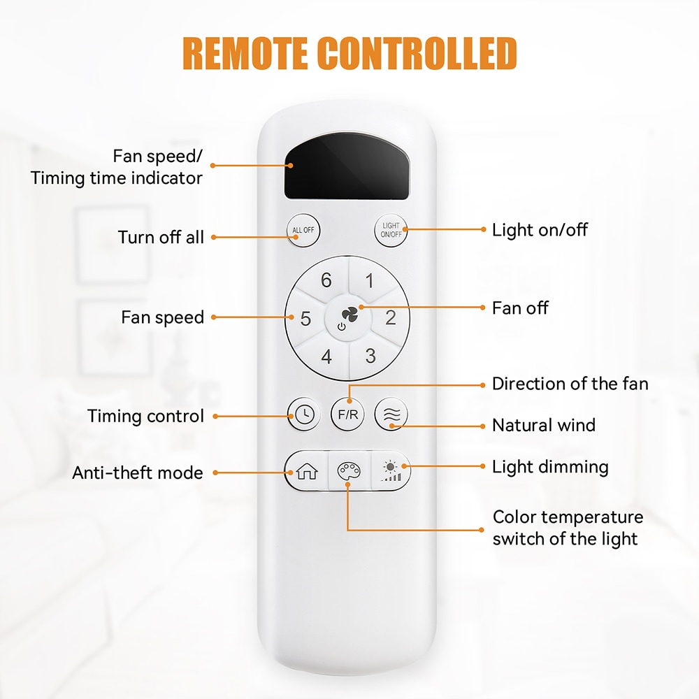 Sofucor LW-5247-WH-DC-YM Ceiling-Fans - View #3