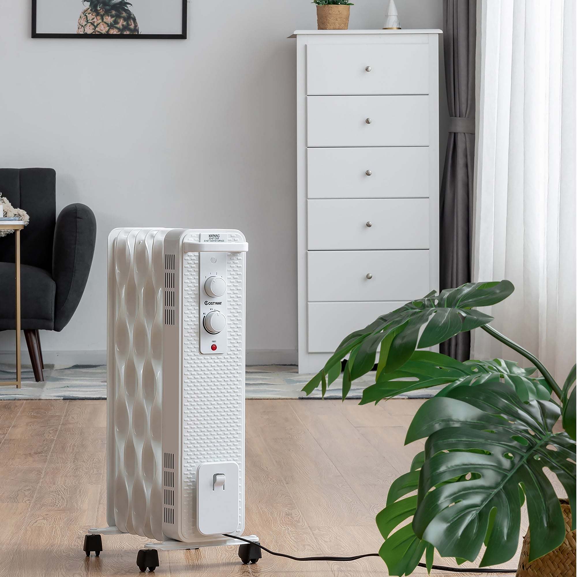 Goplus EP24918US-WH Portable-Electric-Heat - View #10