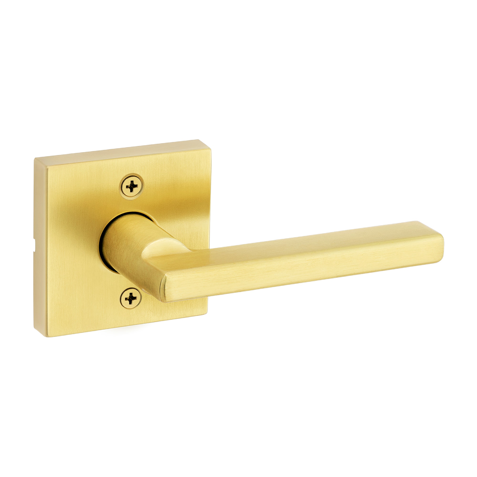 Kwikset Signature Series 97880-962 Halifax Square Satin Brass Interior Dummy Door Handle
