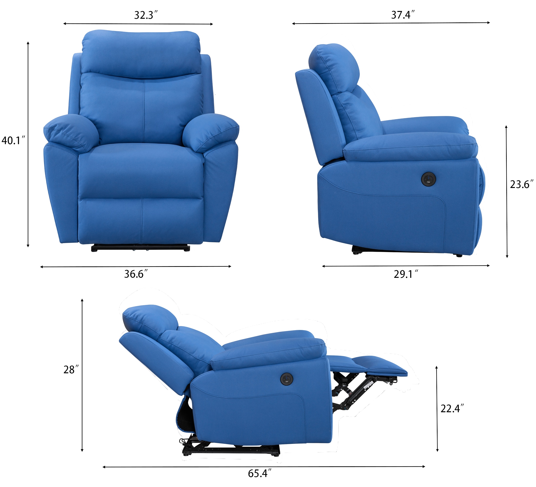 FC Design 6062-AZBL recliners - View #8