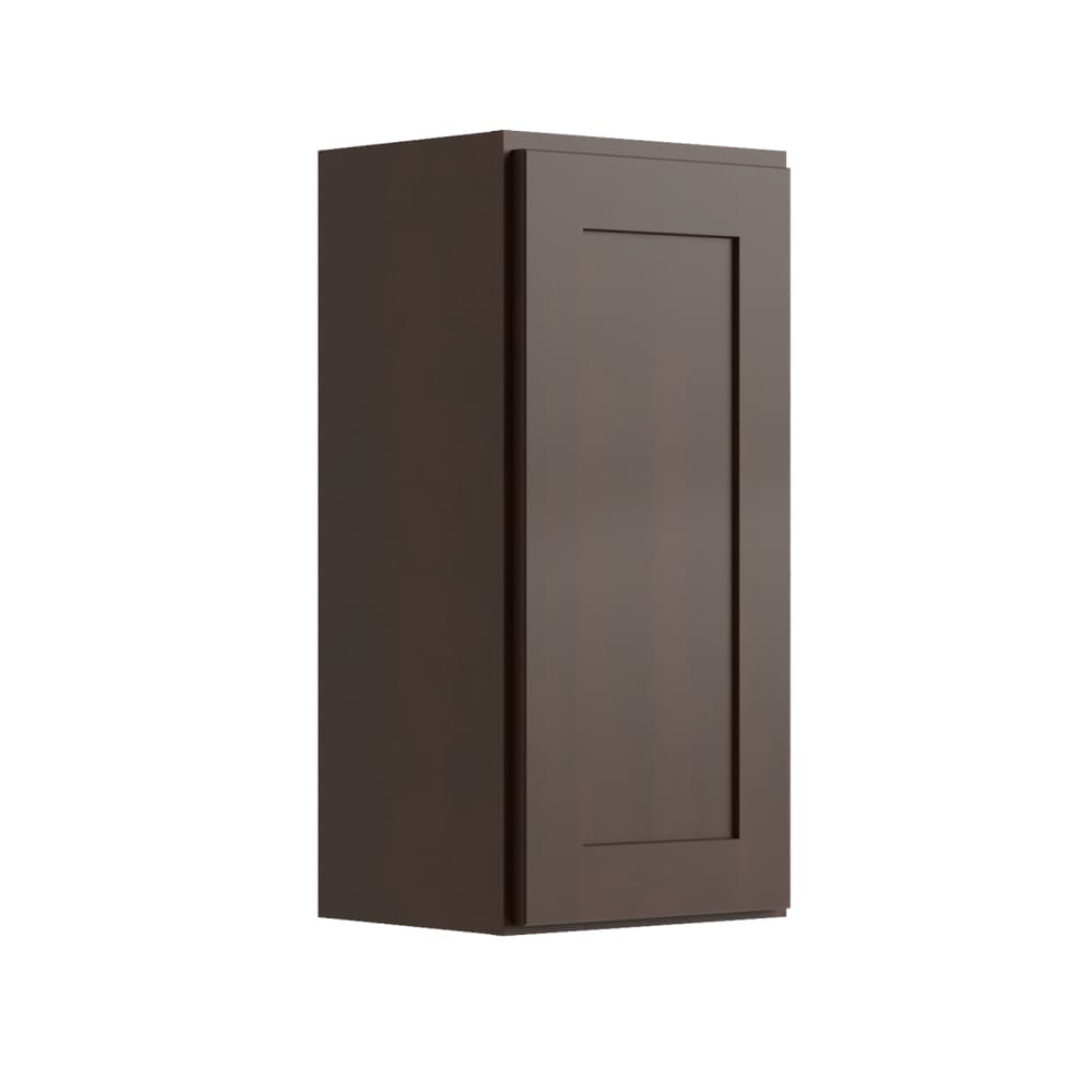 RELIABILT L11-1530 Parkstone 15-in W x 30-in H x 12-in D Espresso Wall Fully assembled Plywood Cabinet Shaker)