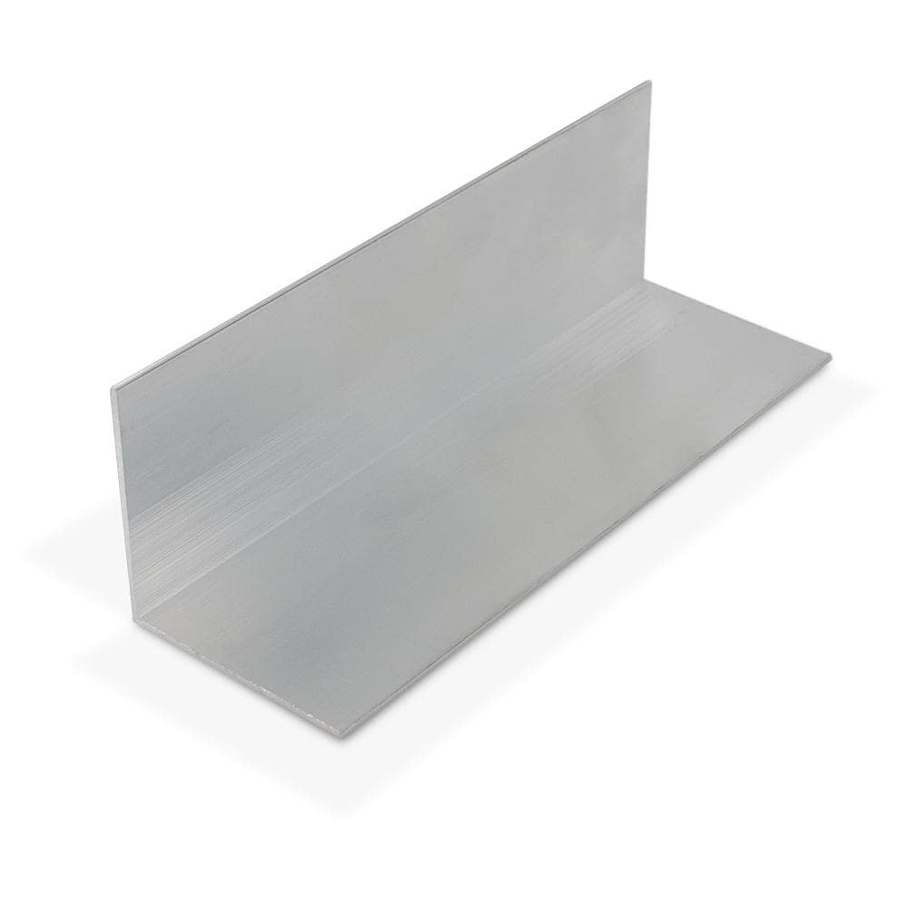 Outwater 3P1.27.00299 Mill Finish 2-inX 2-inX 1/16-in Aluminum Angle Moulding 46-in Lengths (Pack of 3)
