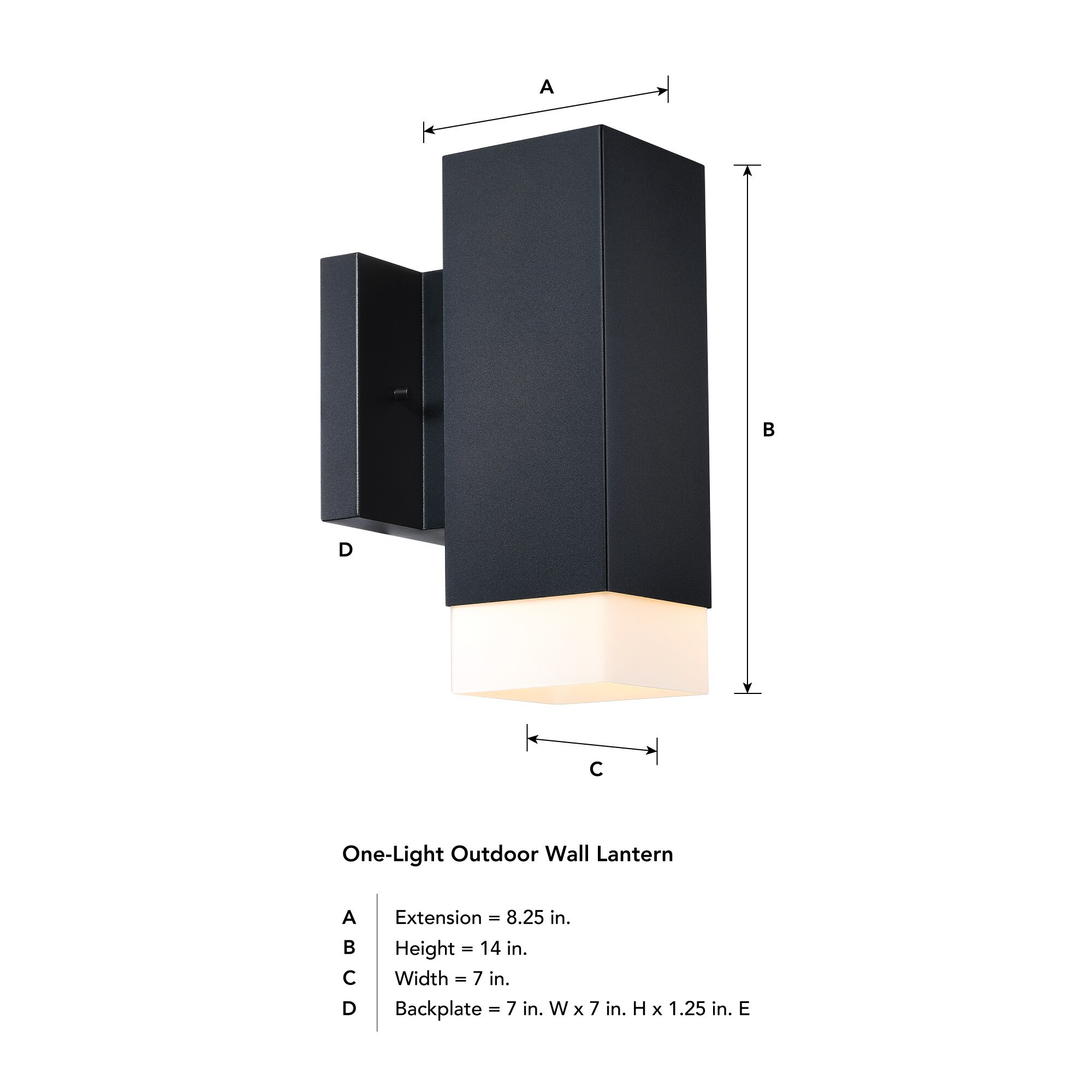 Designers Fountain D317M-14EW-BK Outdoor-Wall-Lighting - View #8