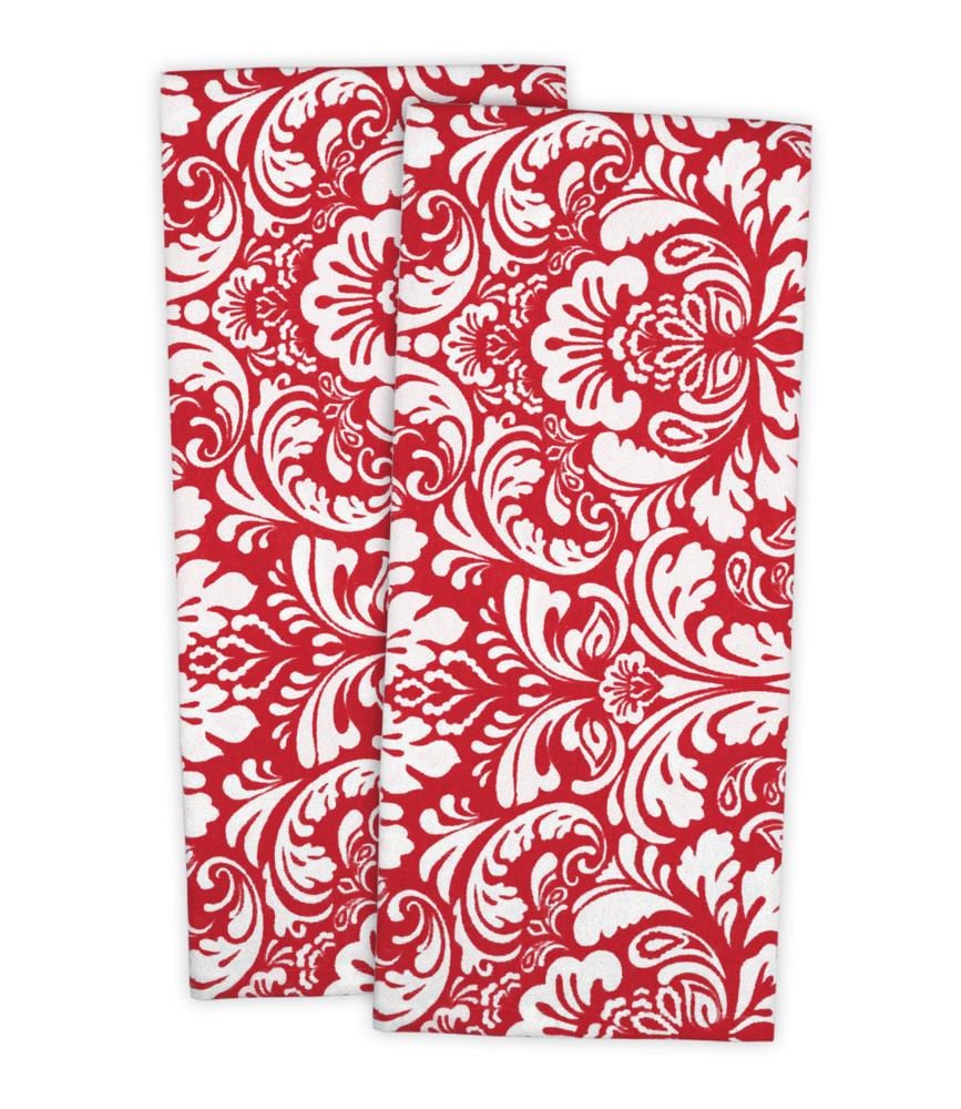 DII 2-Pack Cotton Damask Any Occasion Dish Towel in the Kitchen Towels ...