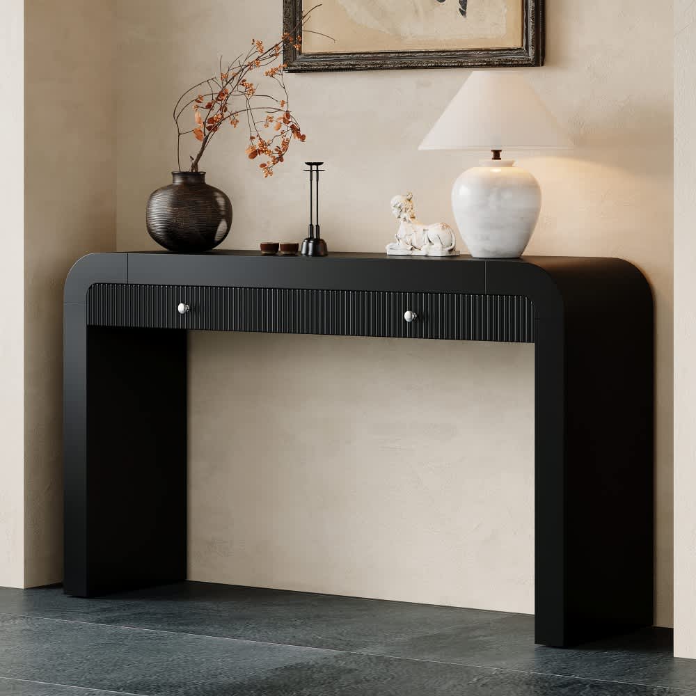 Coolbibila JUDE-CONSOLE-BLACK Console-Sofa-Tables - View #6