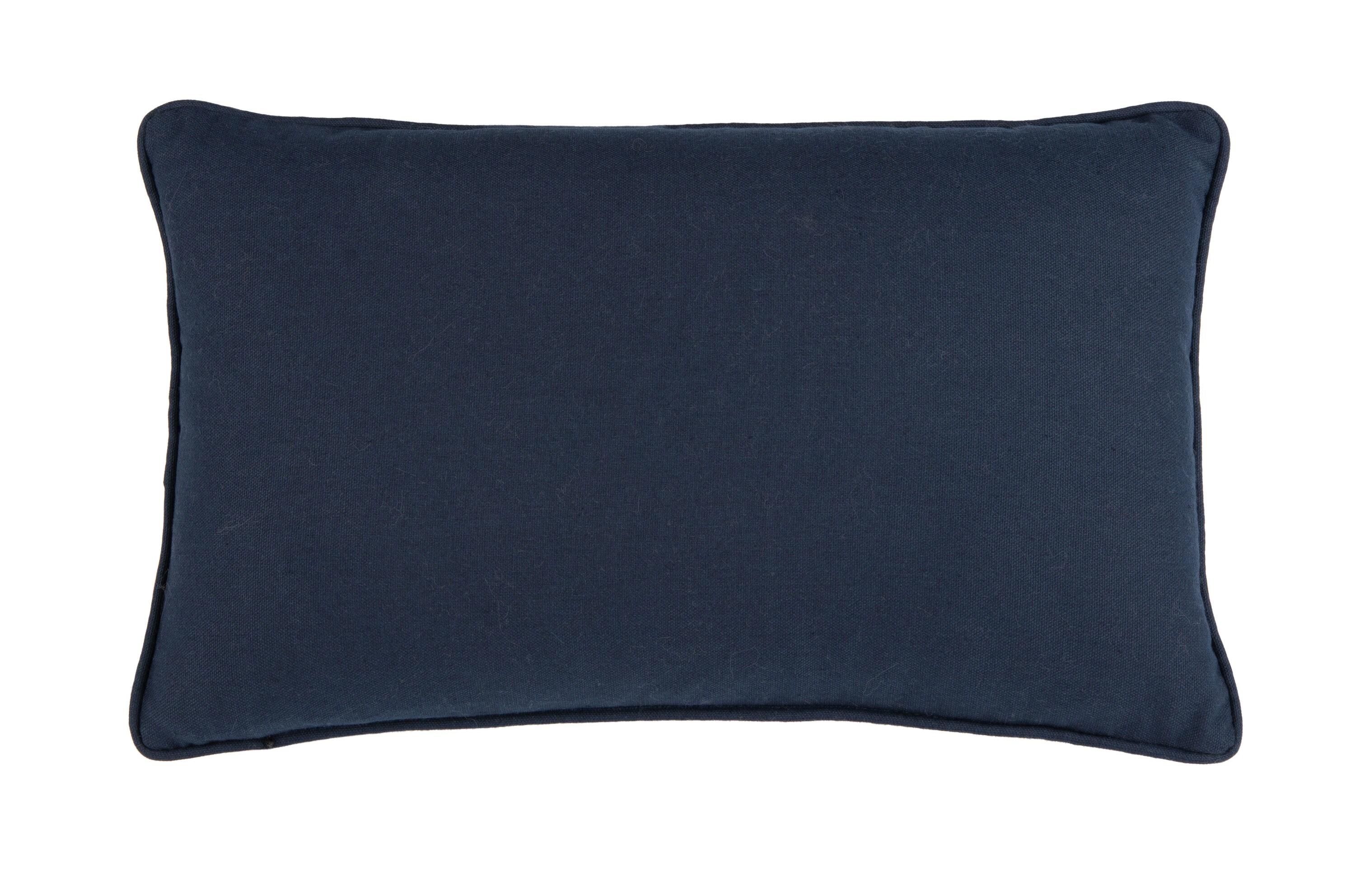 Safavieh Enya 12-in x 20-in Cream/Navy Indoor Decorative Pillow at ...