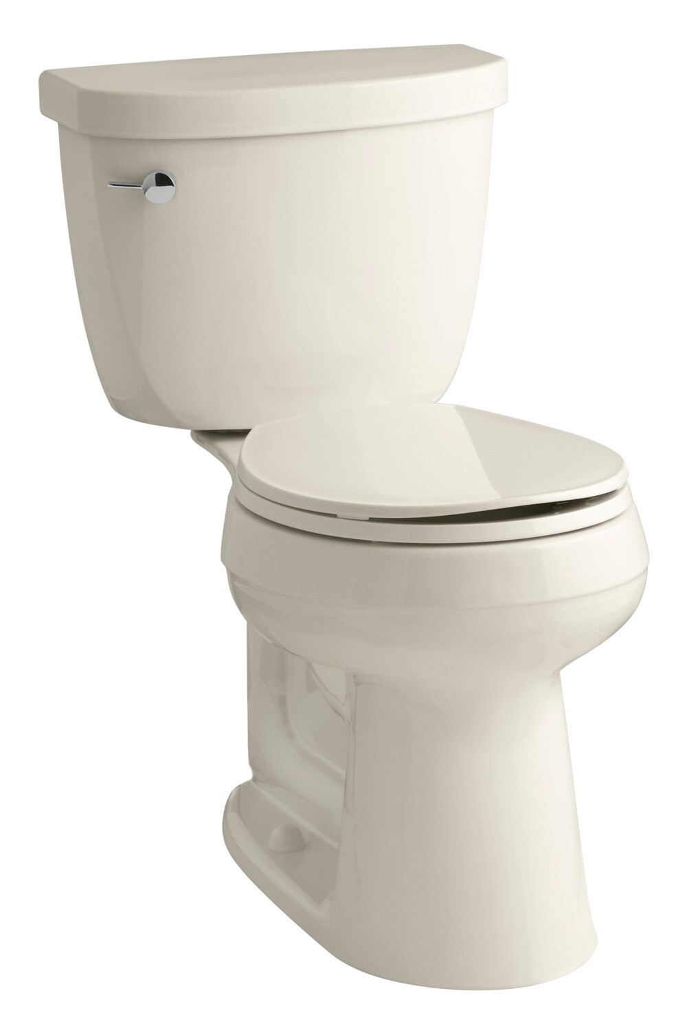 KOHLER Brevia Q2 Plastic Almond Toilet Seat at