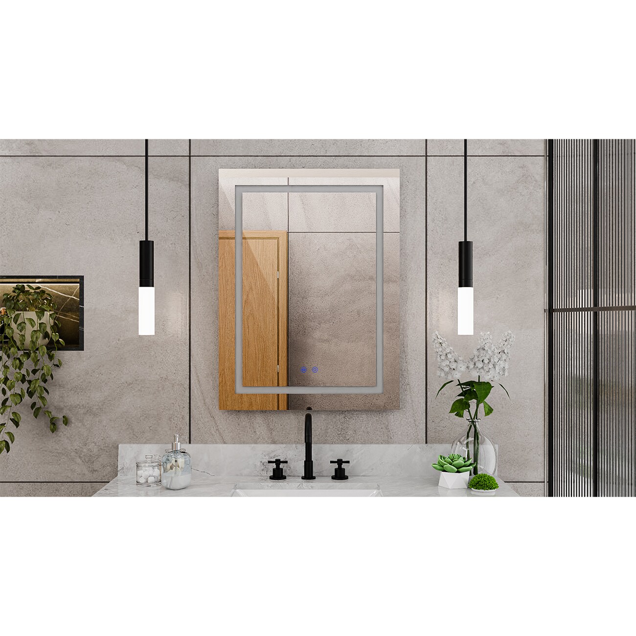 DreamLine LMBL3224R Framed-Bath-Mirrors - View #7