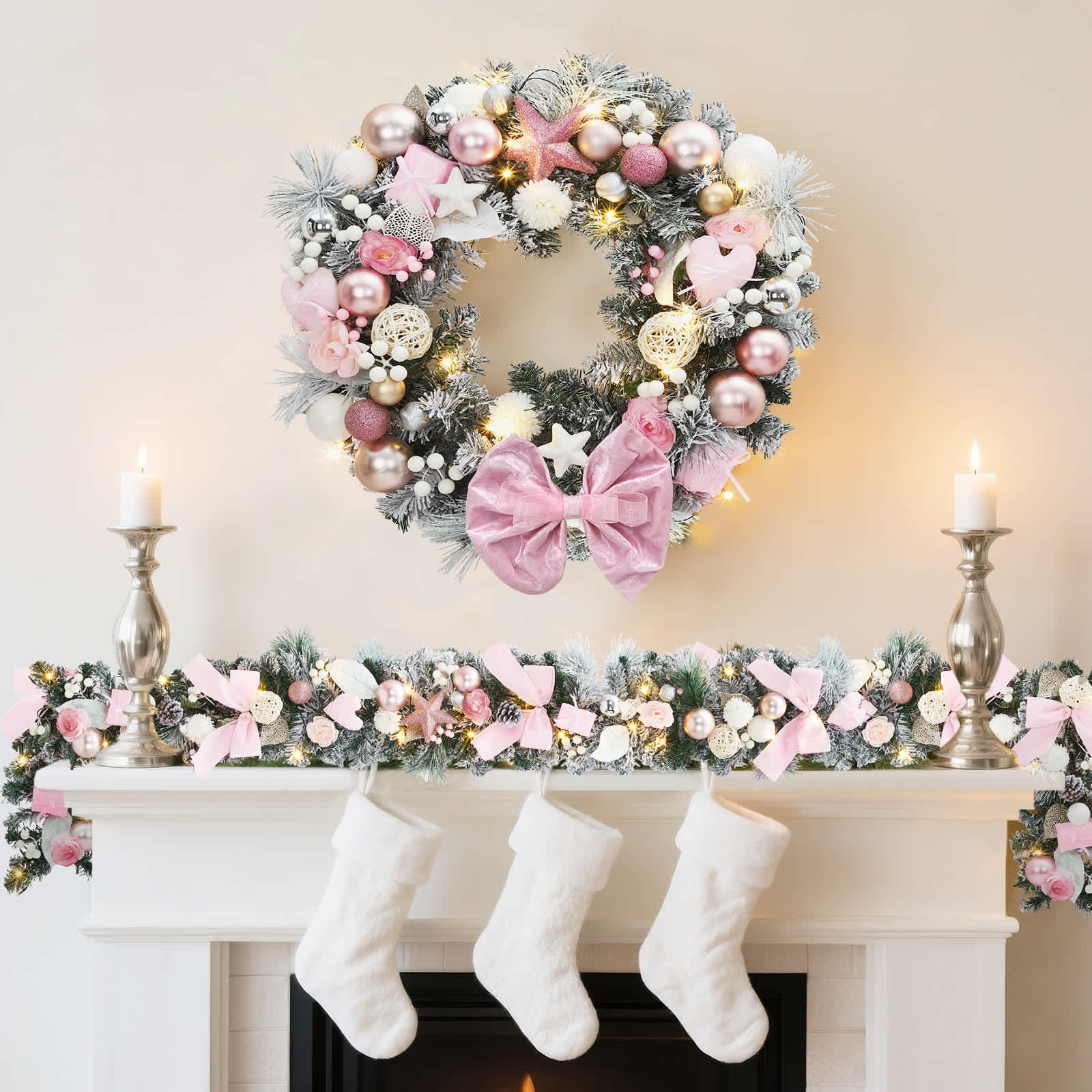 Qeetex JXNAG-PHK-34EGM9LE Artificial-Christmas-Wreaths - View #6