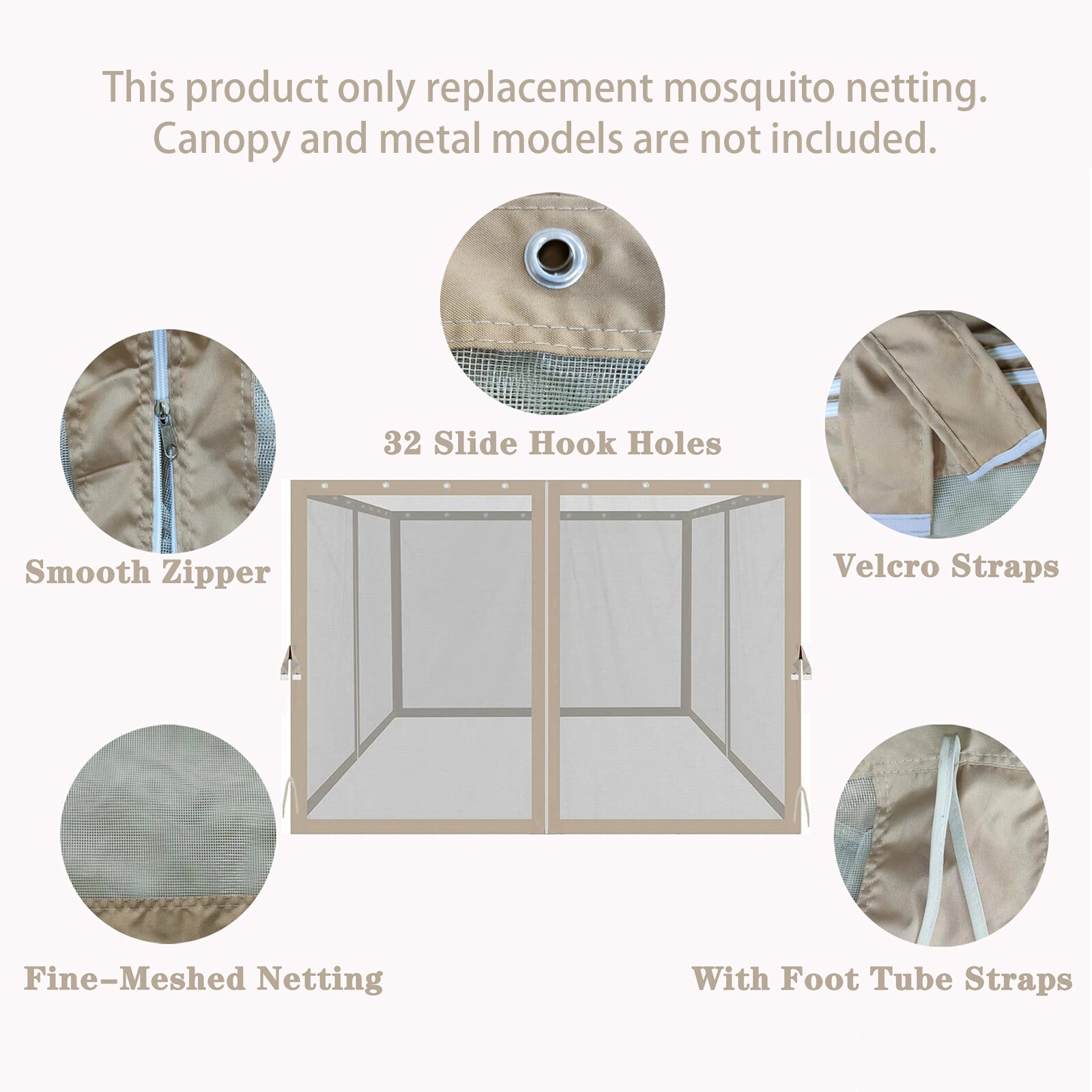 Maocao Hoom MZH68236 Gazebo-Parts-Accessories - View #7