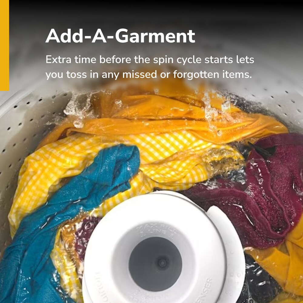Whirlpool 3.5-cu ft High Efficiency Agitator Top-Load Washer (White)
