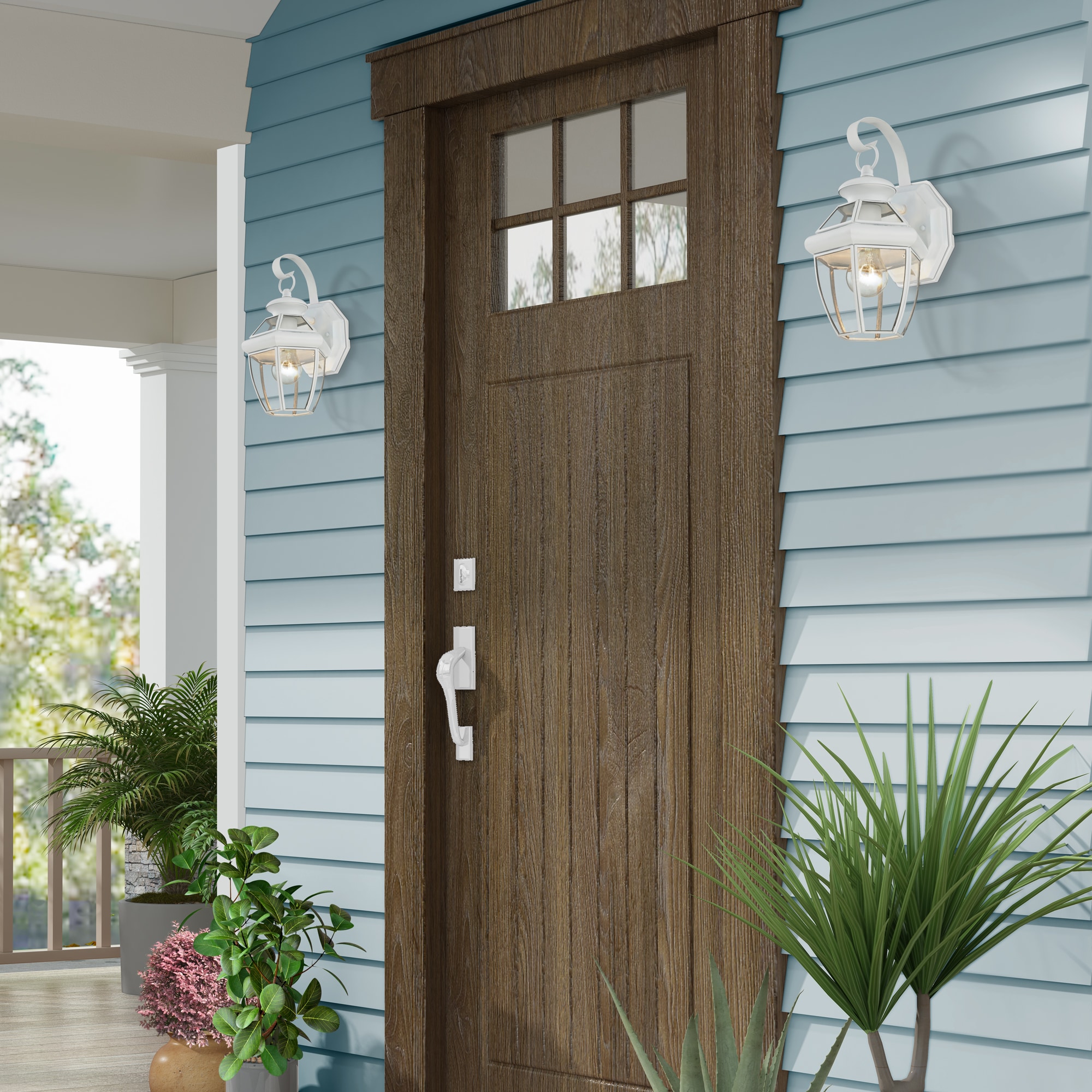 Livex Lighting 2051-03 Outdoor-Wall-Lighting - View #9
