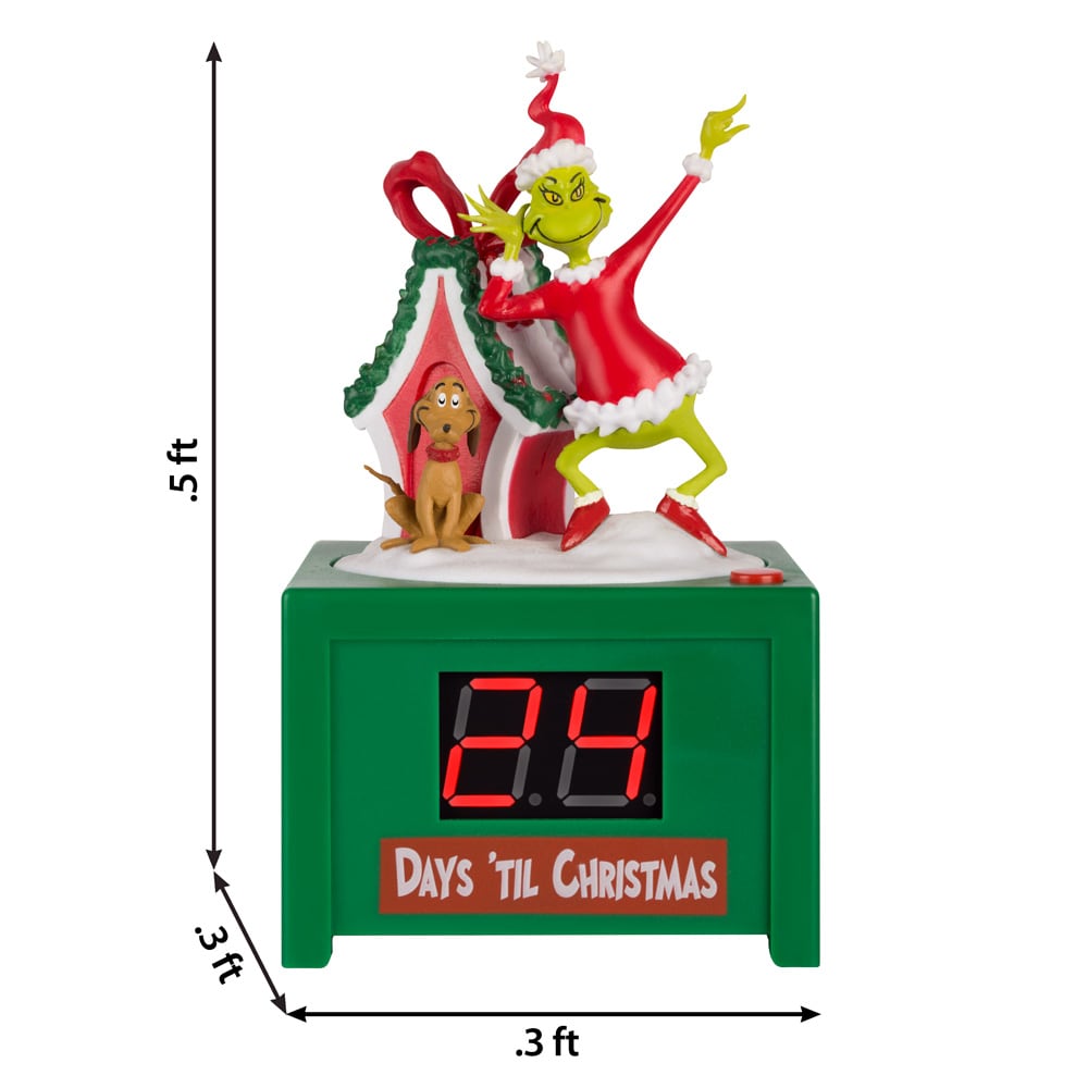 Grinch 5.51-in Musical Animatronic Decoration Dr. Seuss The Grinch Merry  Christmas Battery-operated Batteries Included Christmas Decor in the  Christmas Decor department at