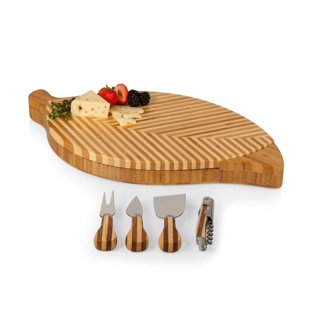 Picnic Time Chicago Bears Peninsula Cutting Board and Serving Tray