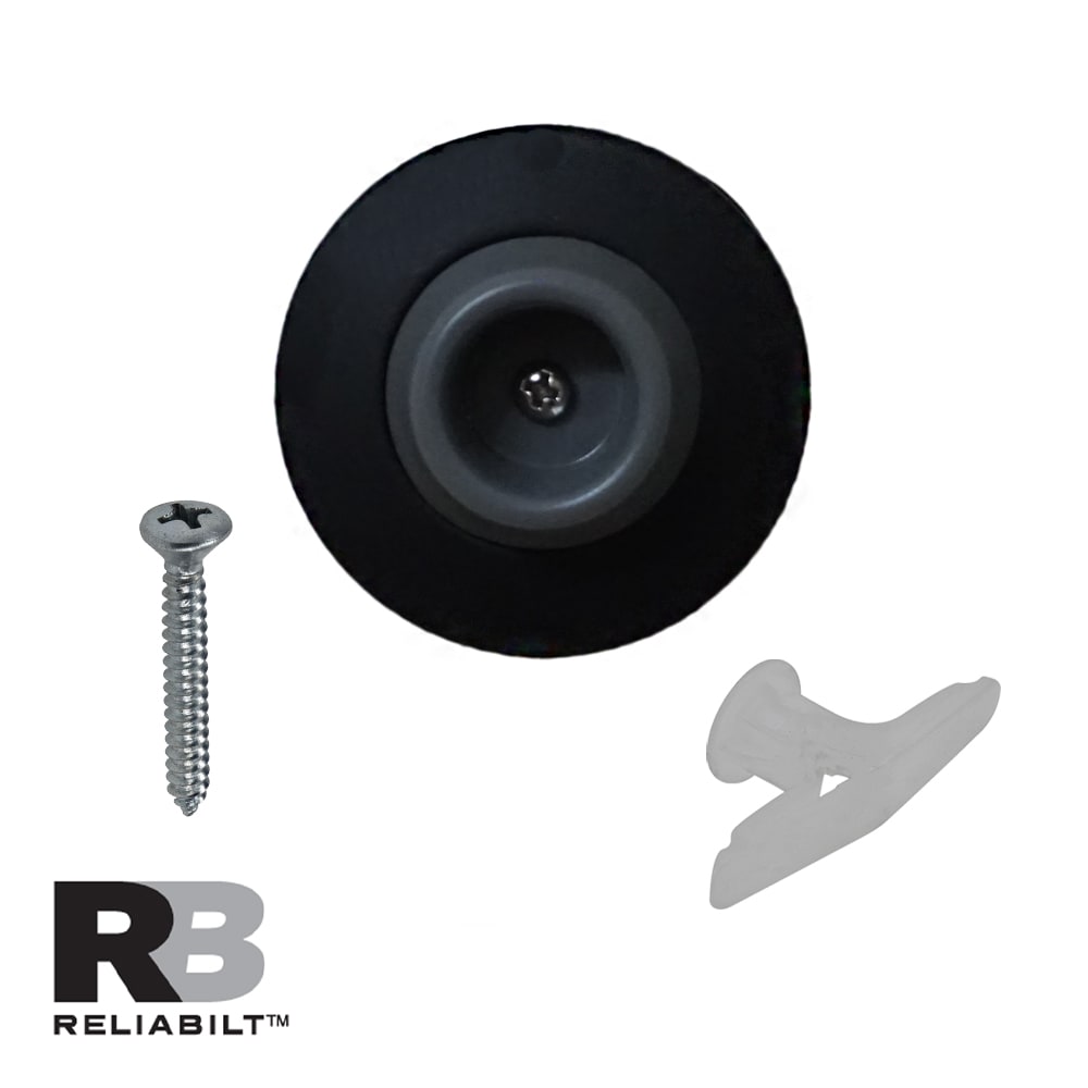 RELIABILT 3-in Oil-Rubbed Bronze Concave Bumper Door Stop in